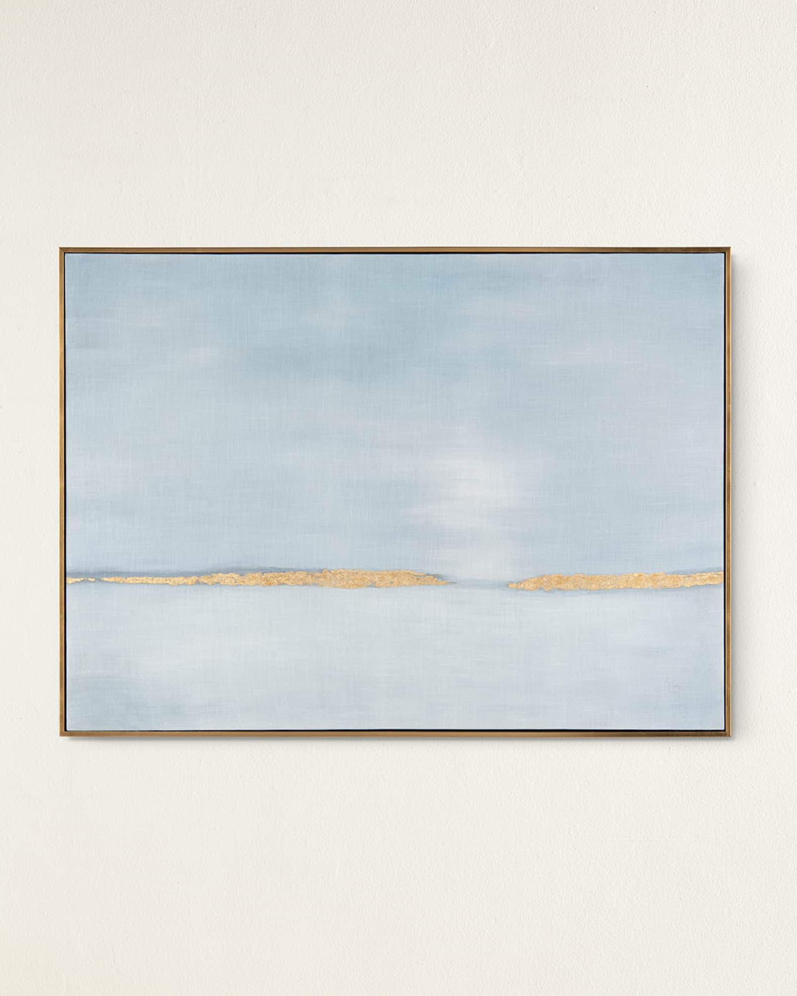 JohnRichard Collection "Linen Dreams Gold" Giclee Wall Art by Claire