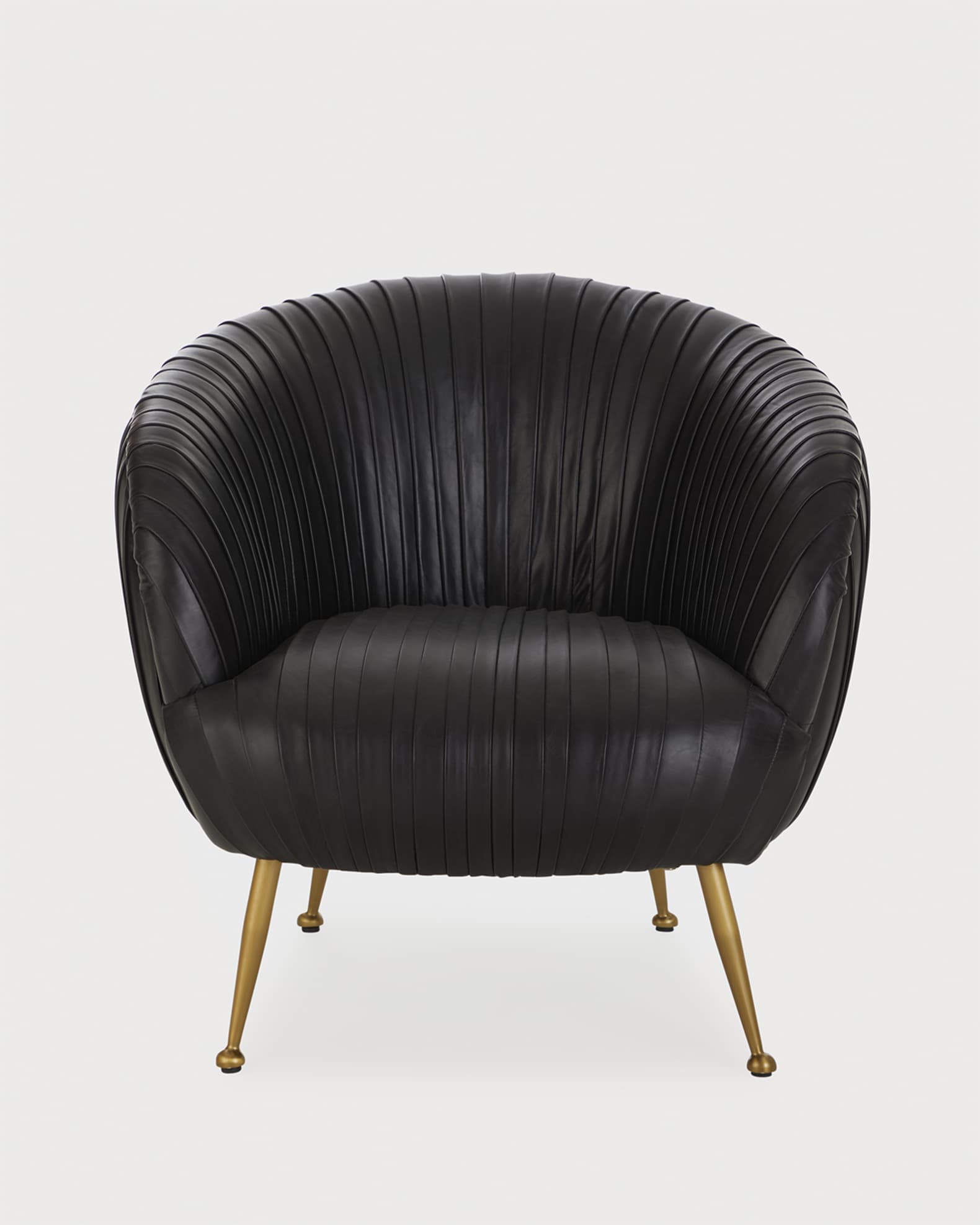 Pleated hotsell leather chair