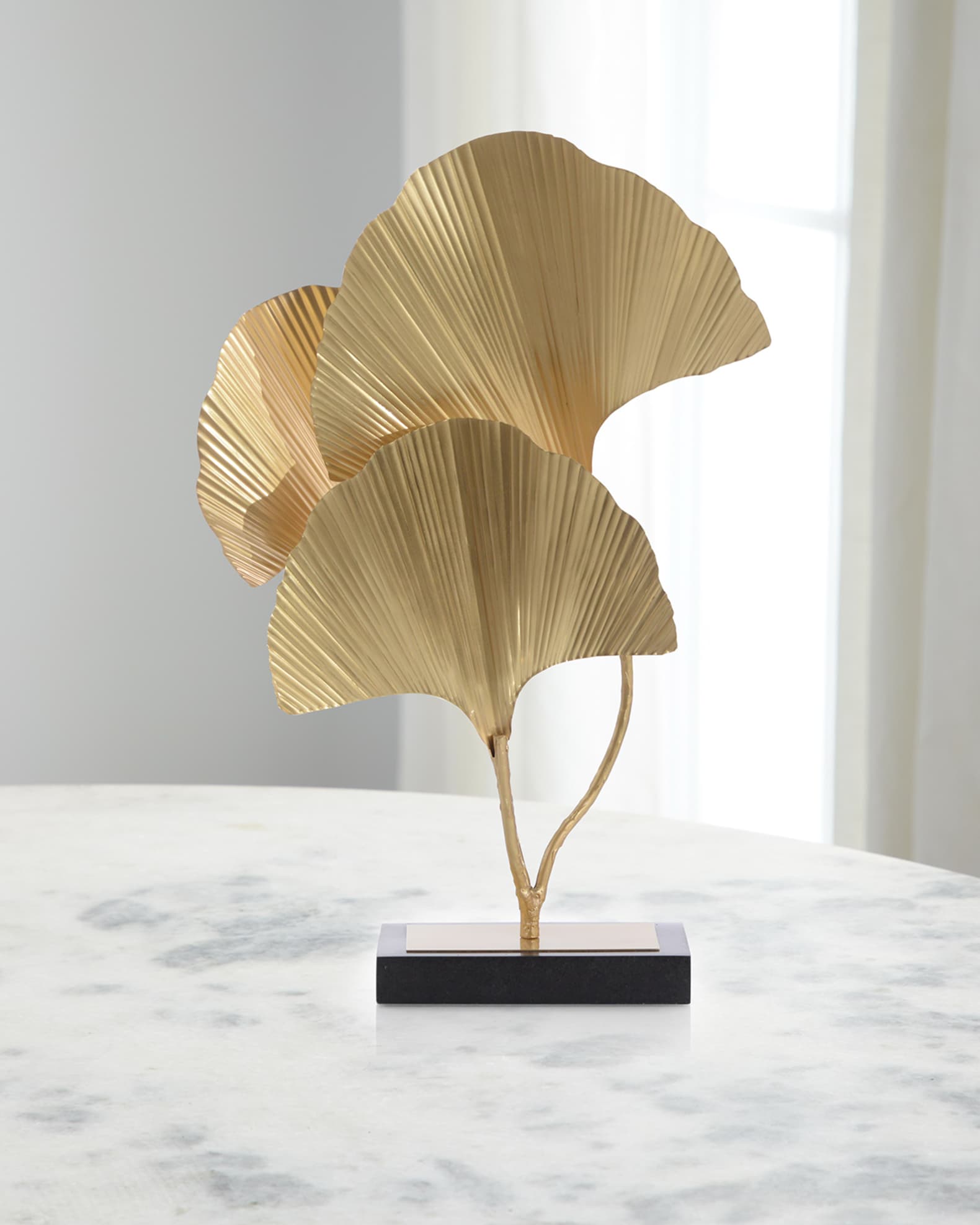 John-Richard Collection Shadows Of The Ginkgo Leaf Sculpture