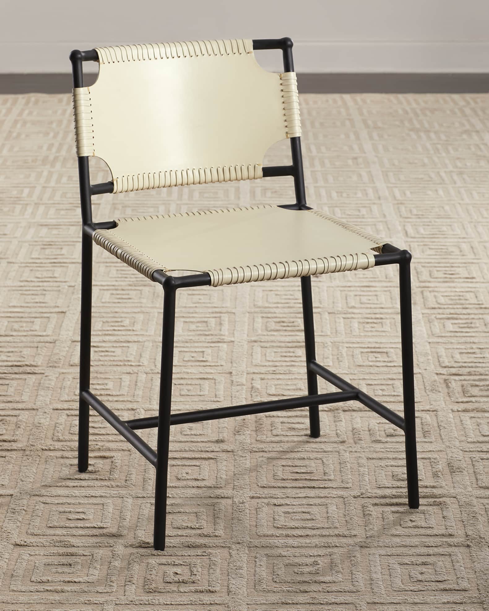 Jamie Young Asher Leather Dining Chair