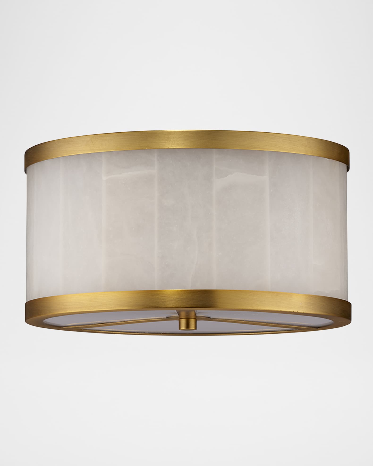 Jamie Young Upsala Alabaster 11.5" Flush Mount Ceiling Light Horchow