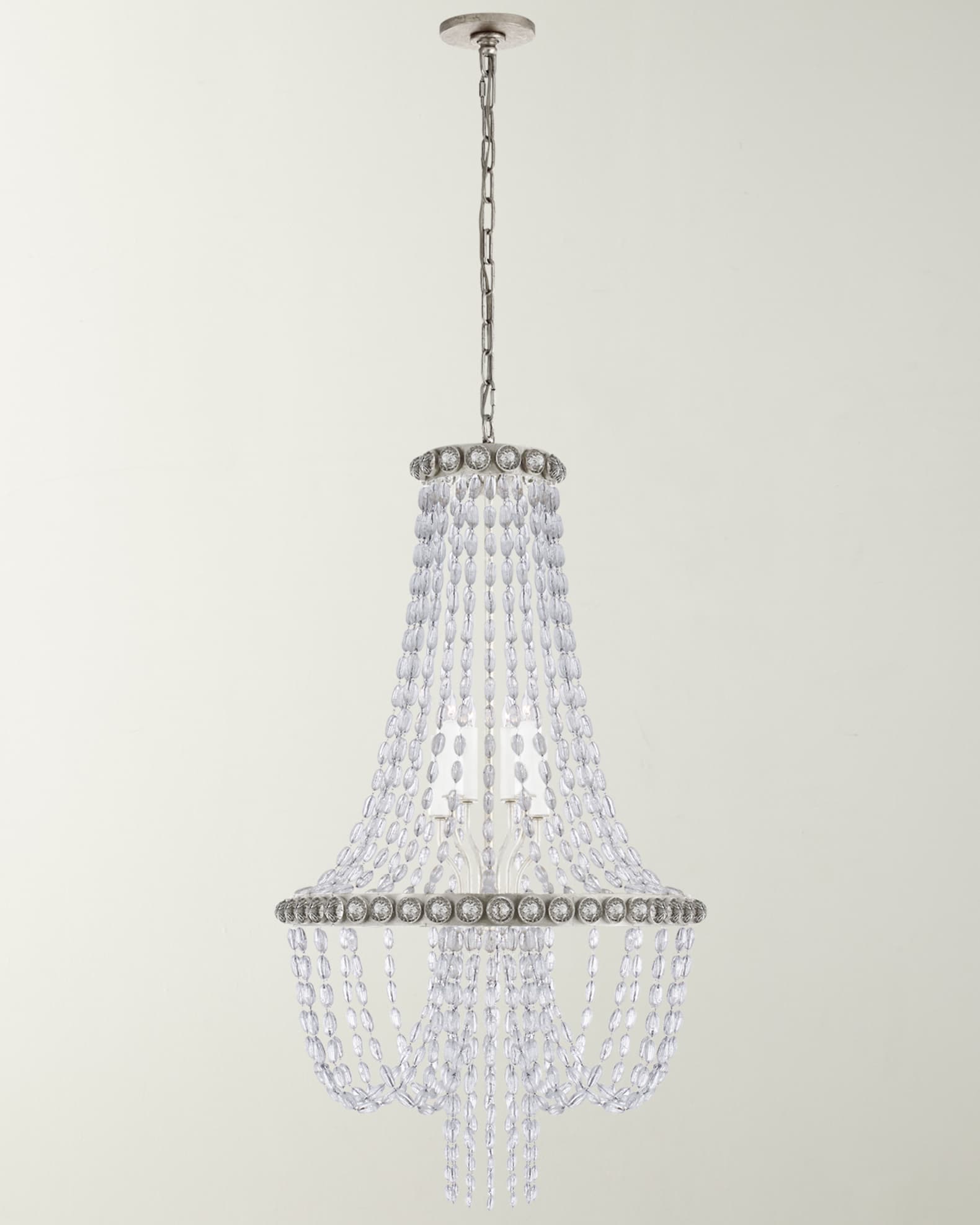 Visual Comfort Signature Navona Medium Basket Chandelier By Julie Neill