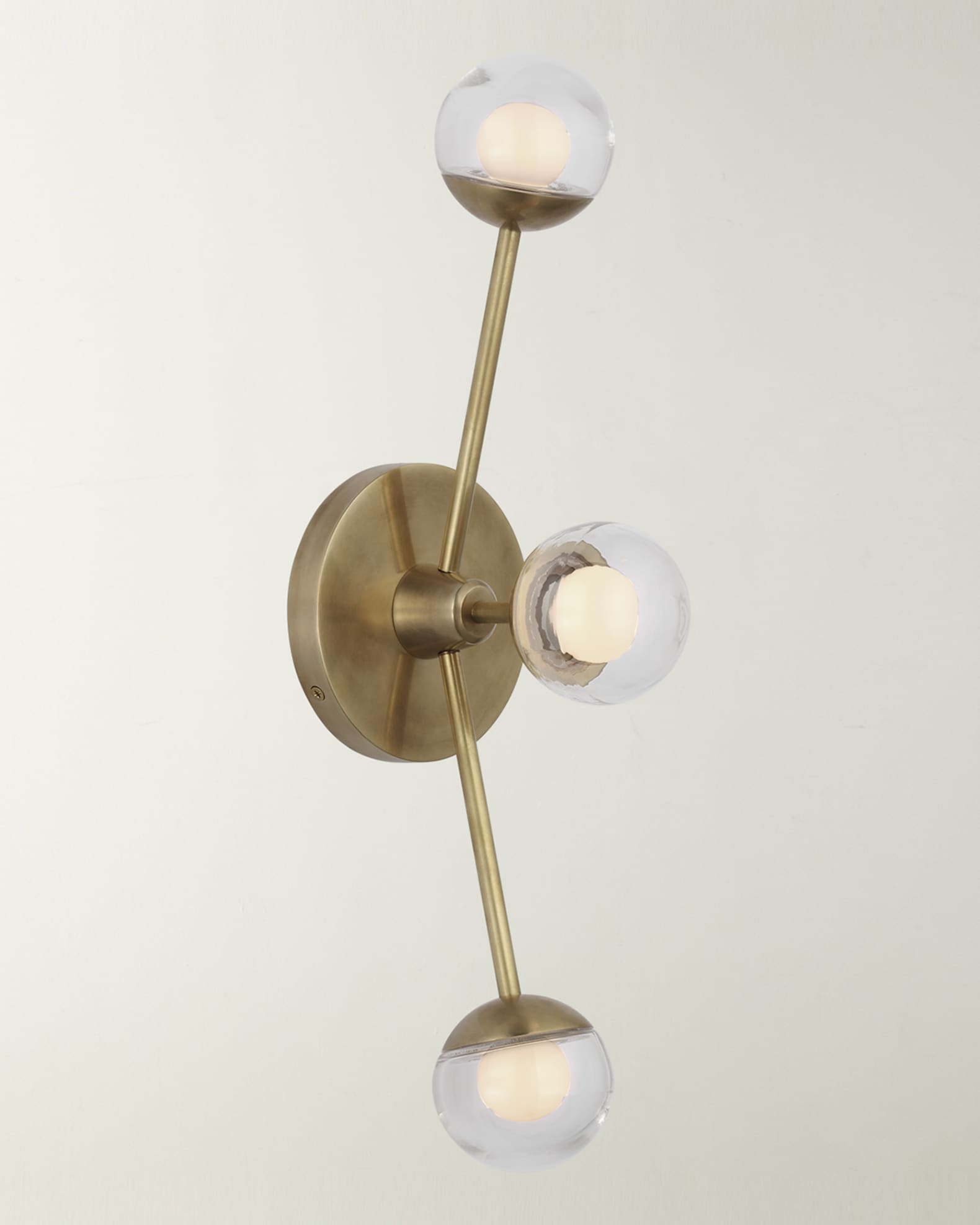 Visual Comfort Signature Alloway 19 Triple Linear Sconce By Kate Spade New York
