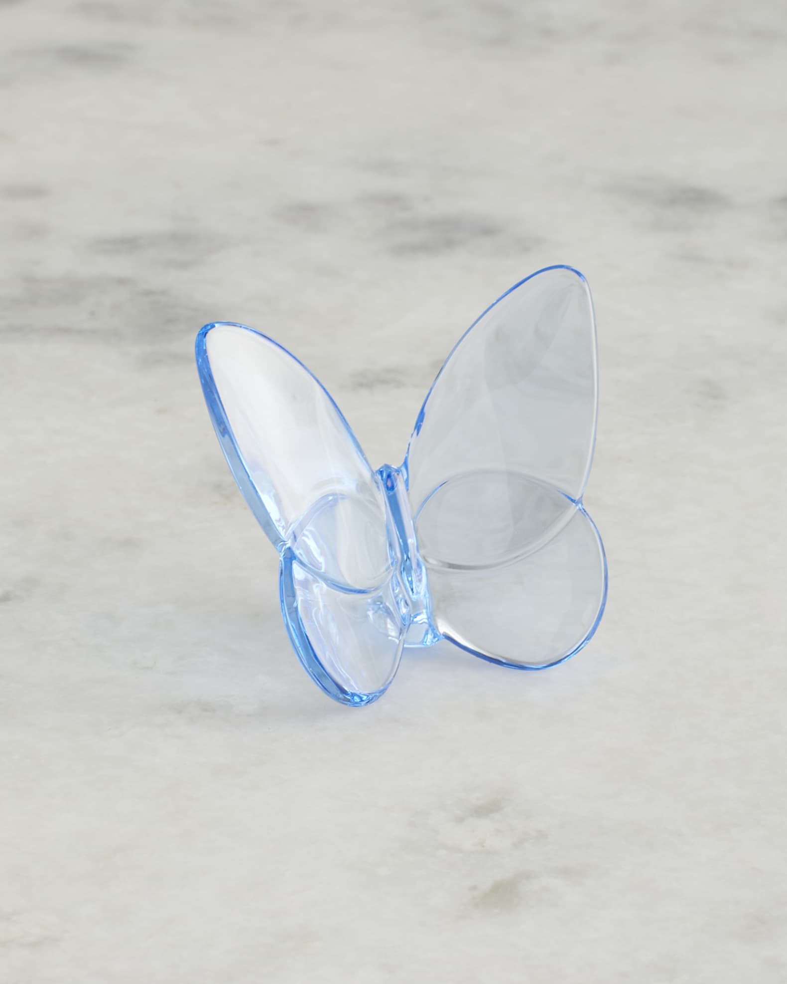 Baccarat Exclusive Lucky Butterfly Figurine, Sky Blue
