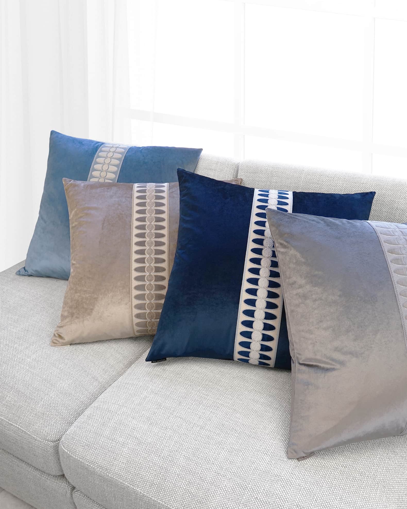 D.V. Kap Home Mati Velvet Throw Pillow 24 x 24