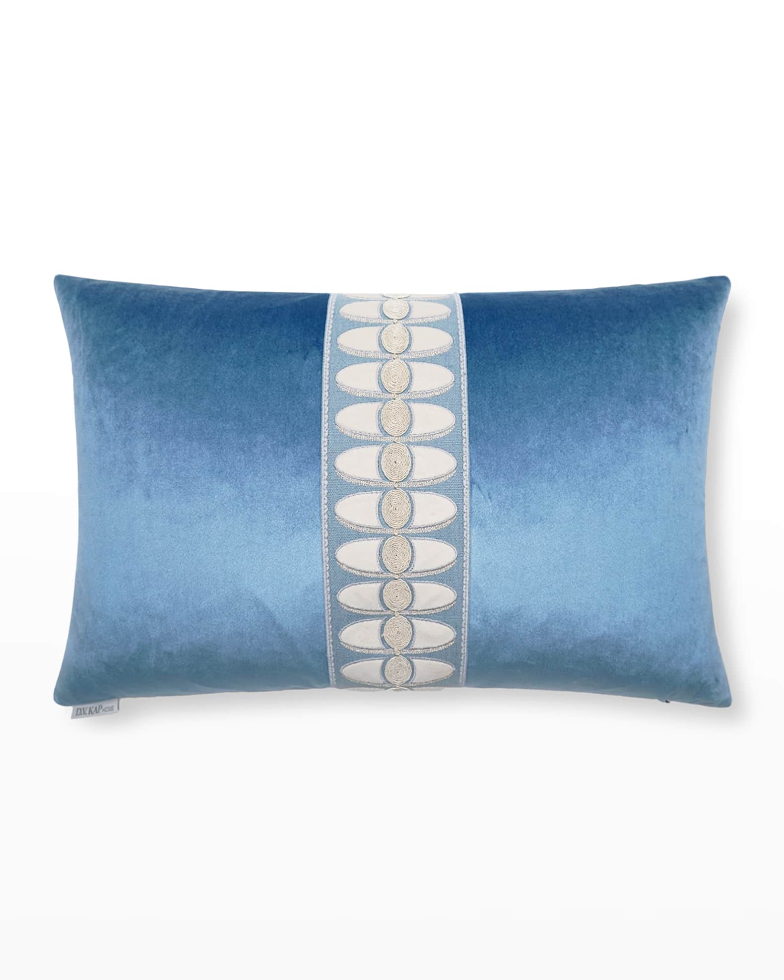 D.V. KAP Home Mati Velvet Lumbar Pillow 14
