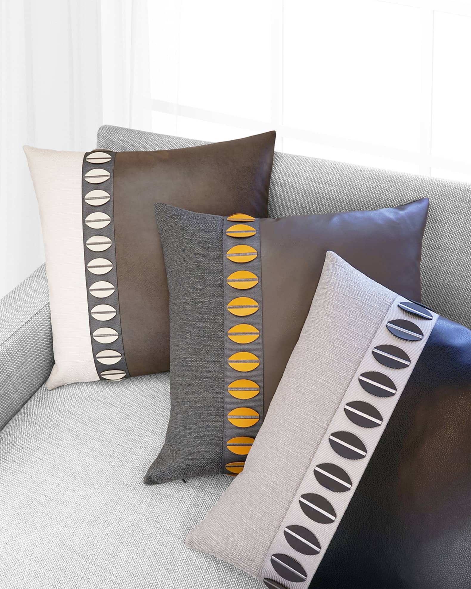 D.V. KAP Home Paros Throw Pillow, 24" x 24"