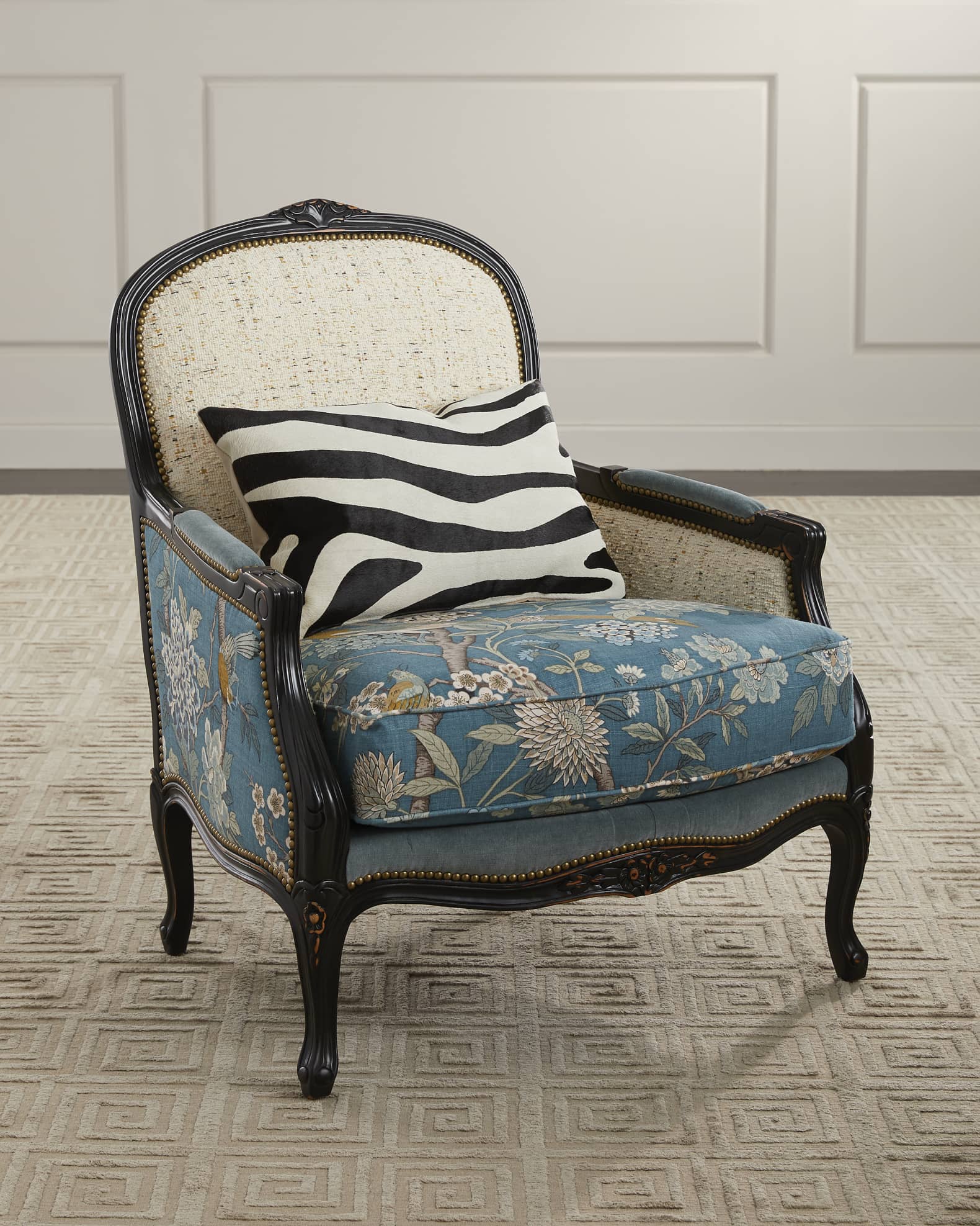 Massoud Marcato Bergere Chair | Horchow