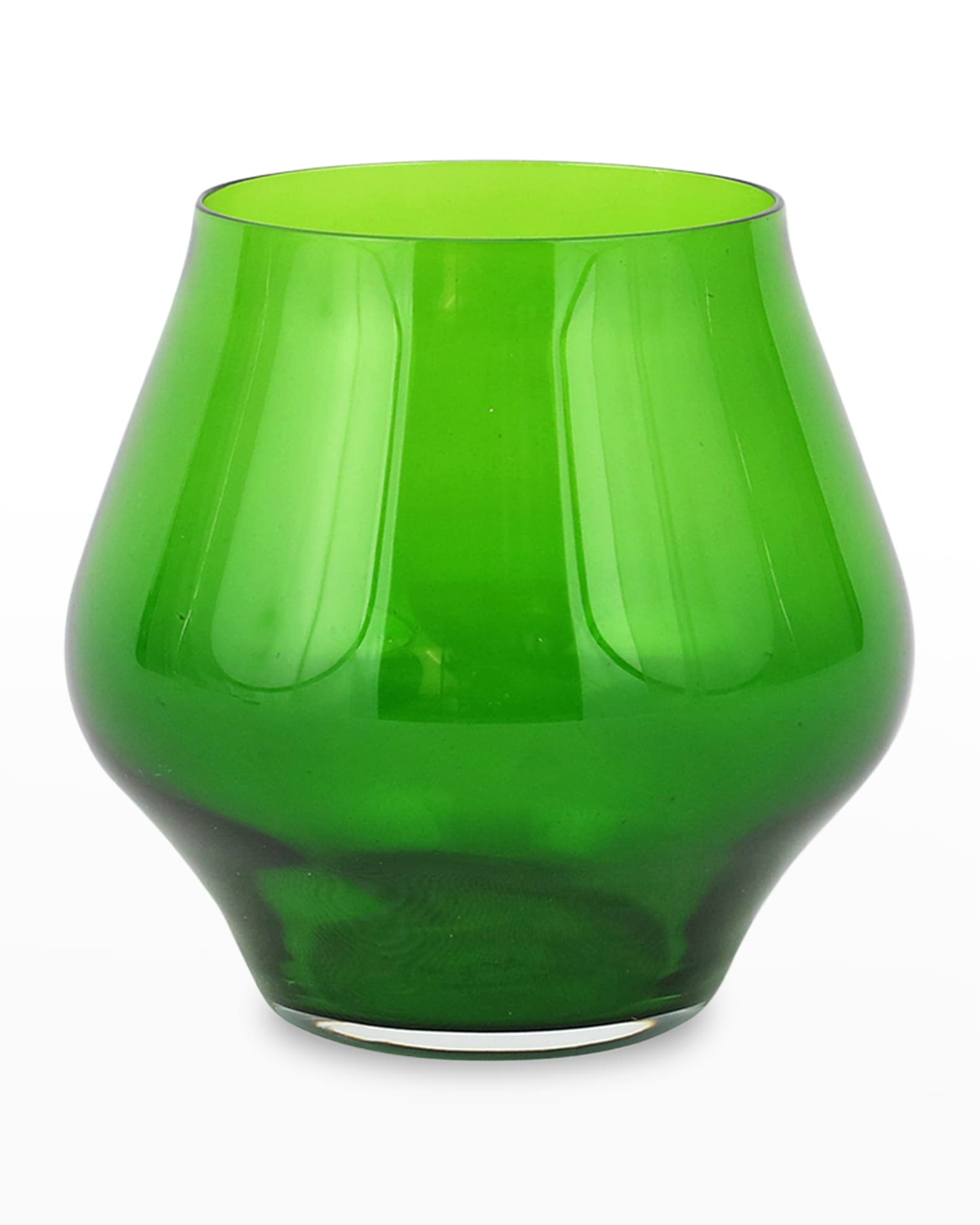 Vietri Contessa Emerald Stemless Wine Glass Horchow