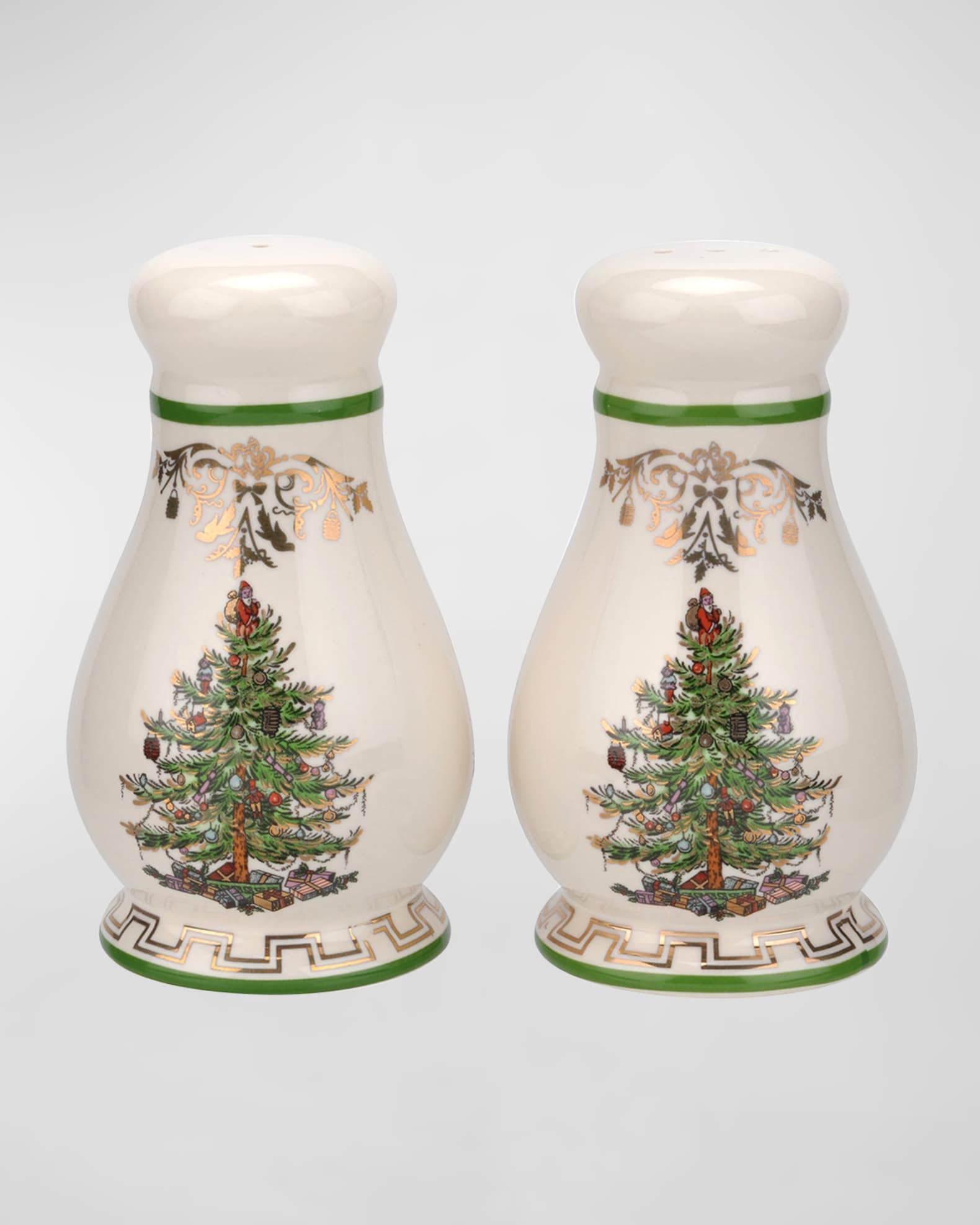 Spode Christmas Tree Gold Salt and Pepper Set Horchow