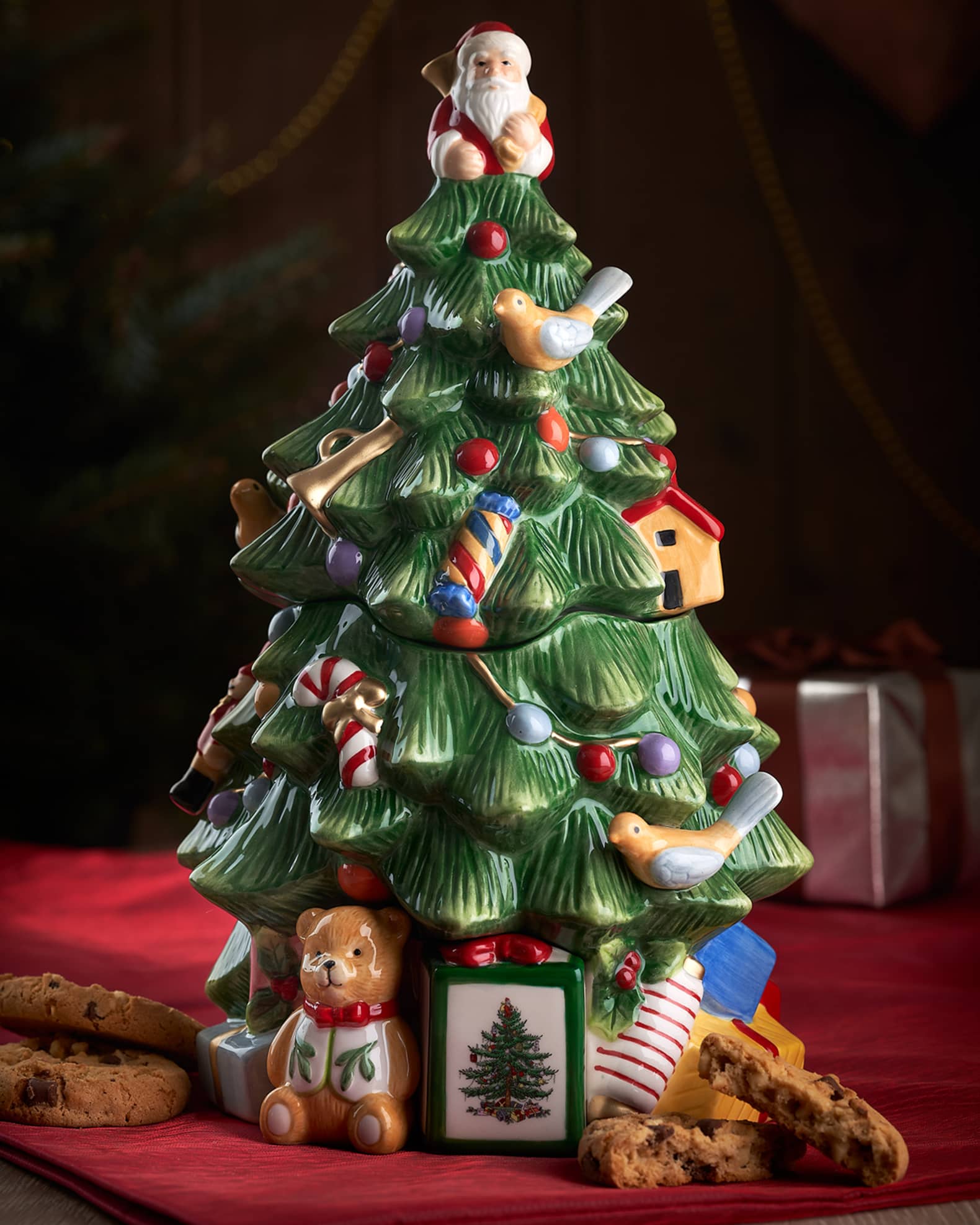 Spode christmas cookie jar cheap