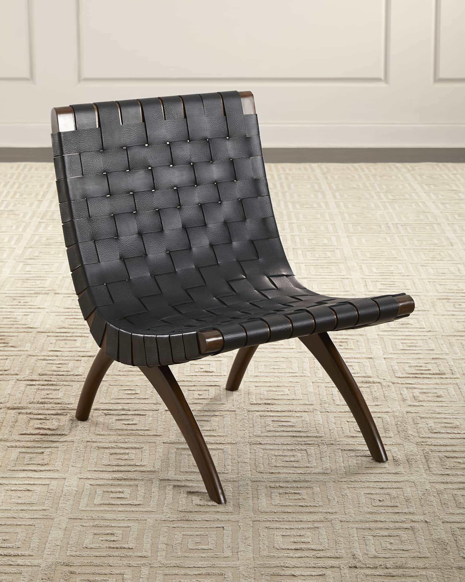Gray sling chair 2025