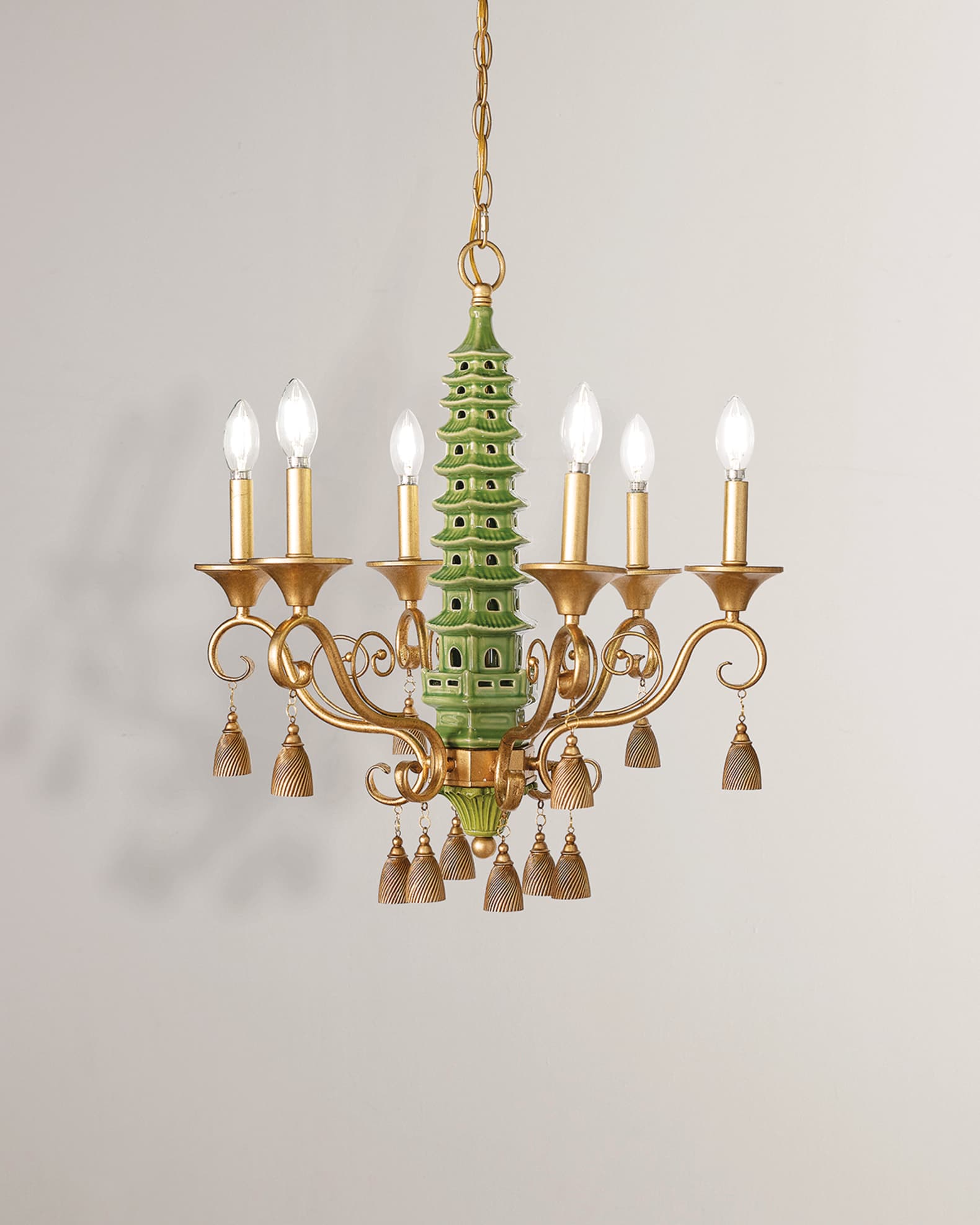 Port 68 Pagoda Chandelier Horchow