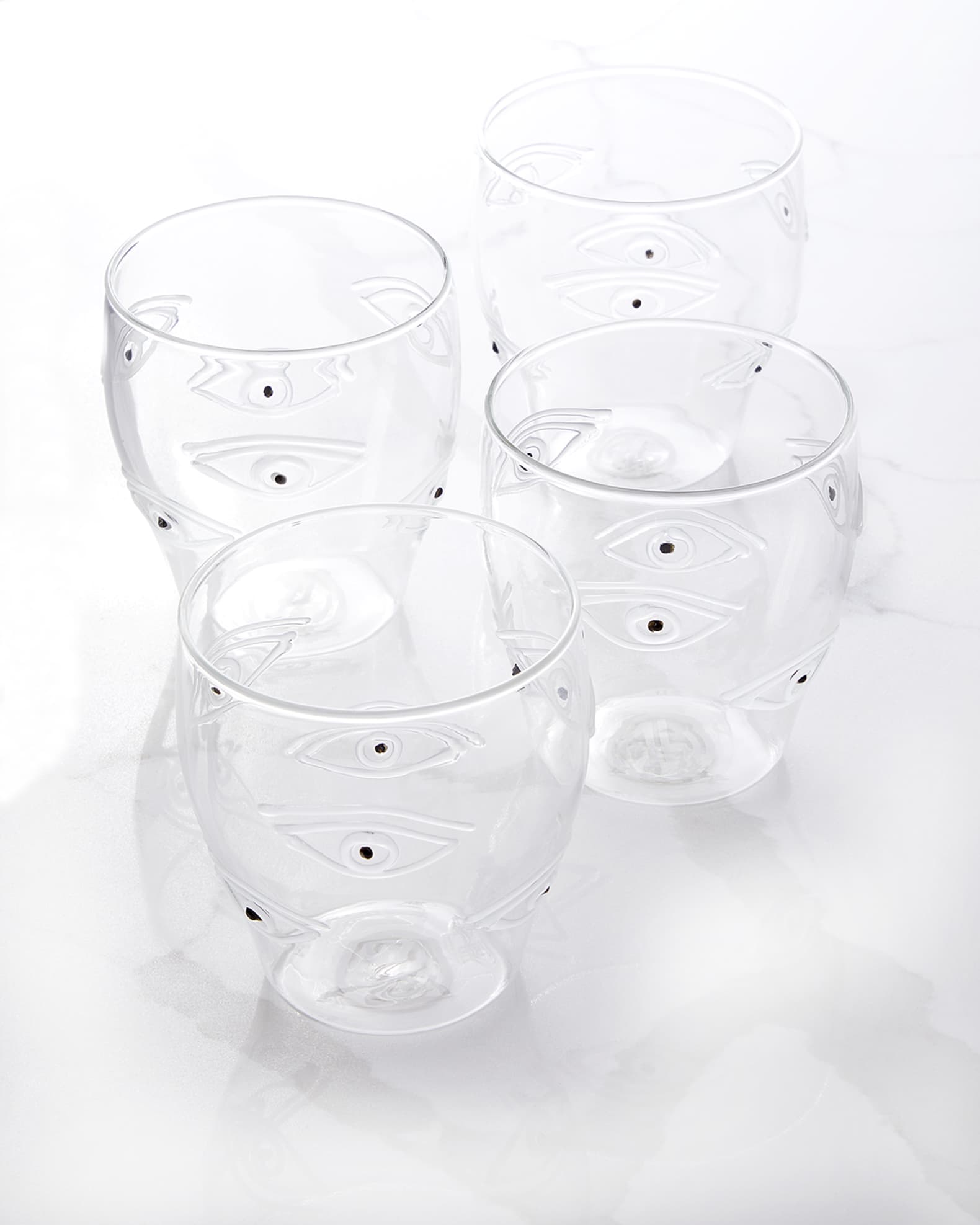 Jonathan Adler Oculus Glasses Set of 4 Horchow