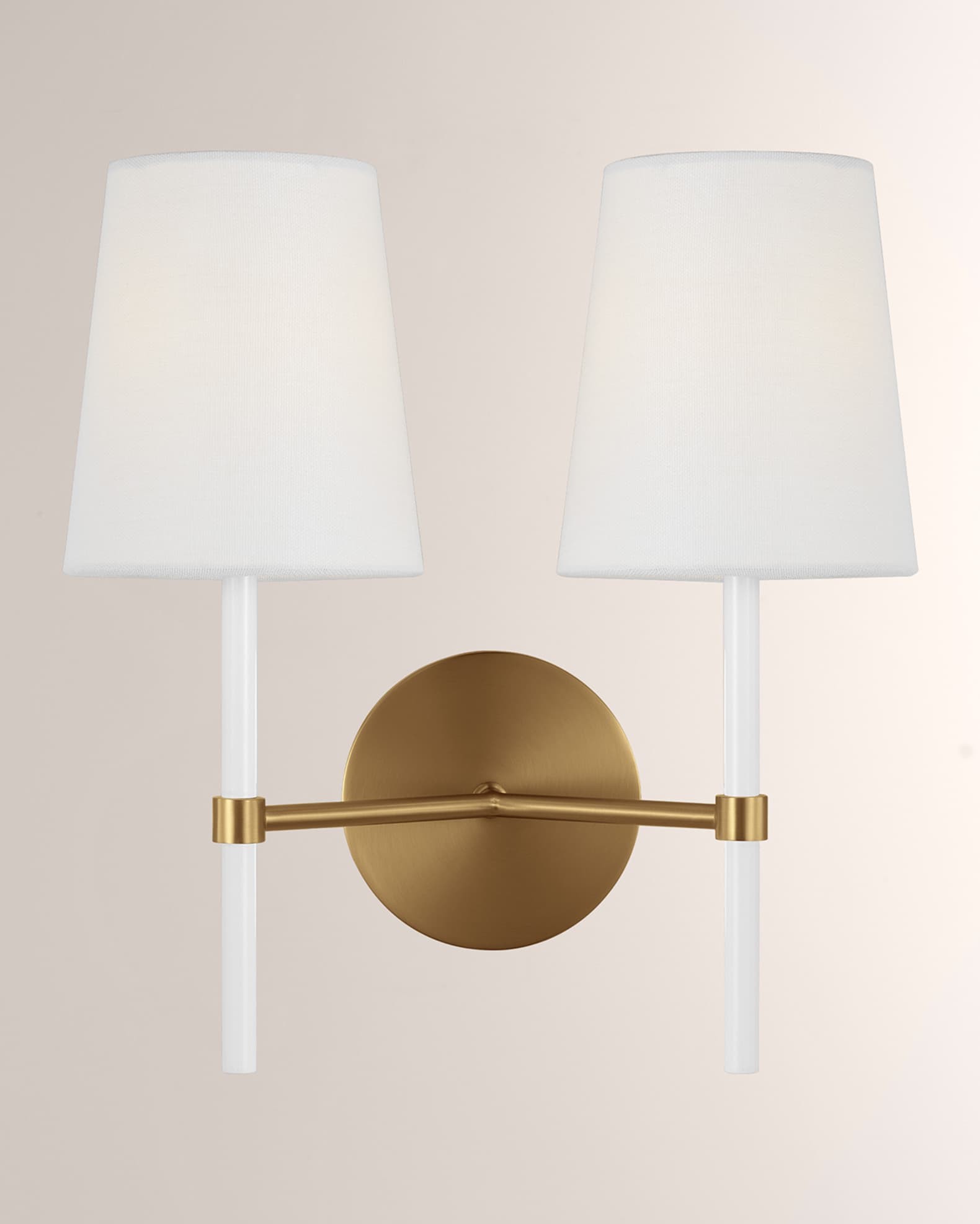 Visual Comfort Studio Londyn 6-Light Ceiling Light in Burnished Brass With  Clear Glass by Kate Spade New York 