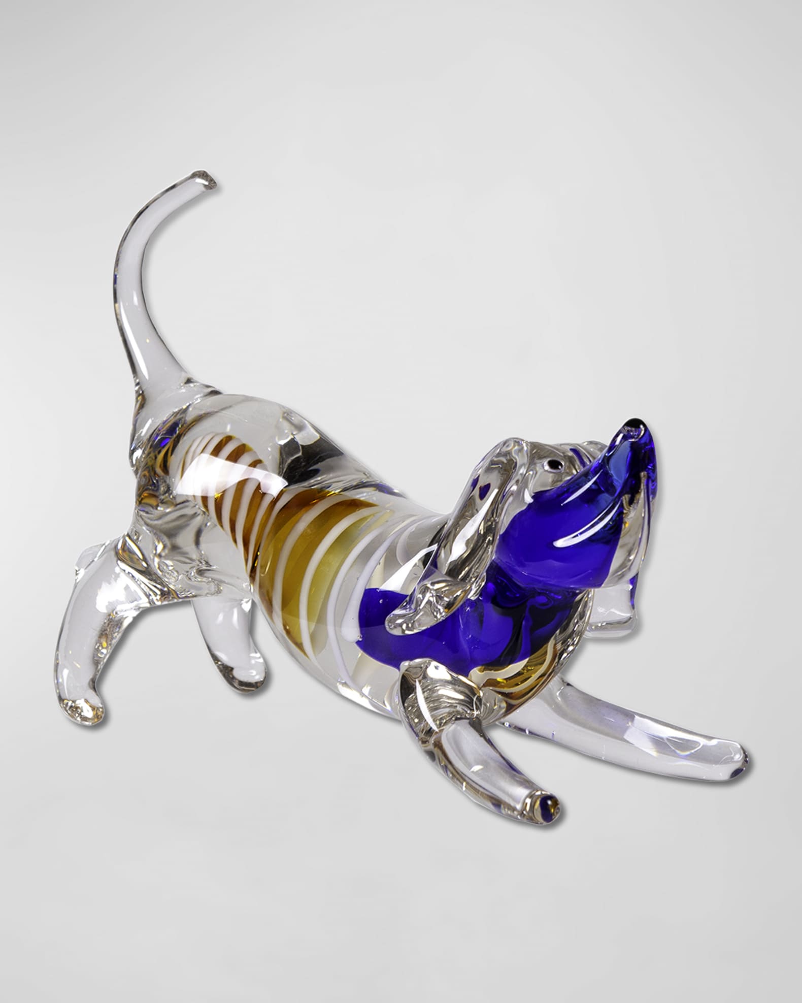 Dale Tiffany Joey Art Glass Dog Sculpture 