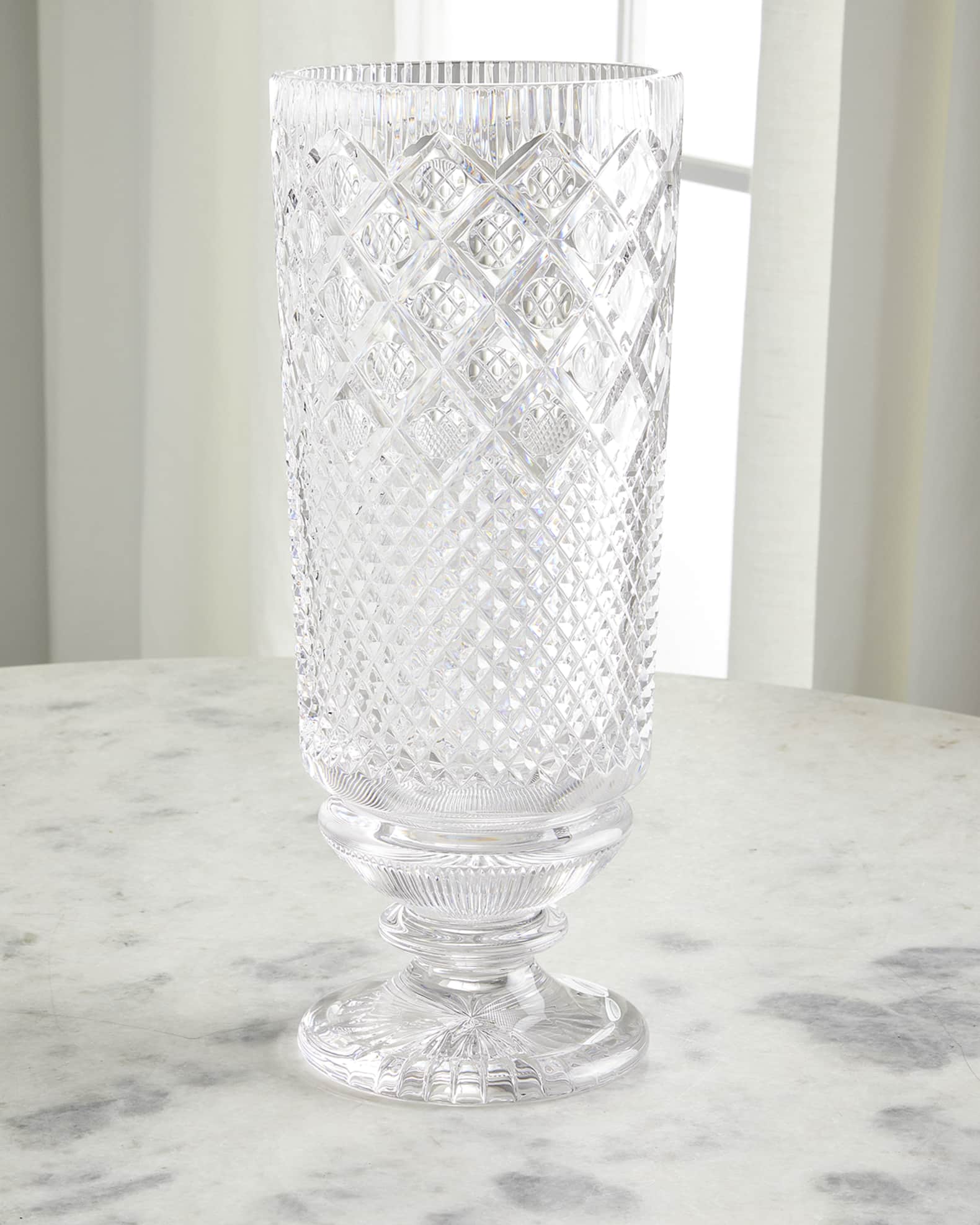 Waterford Crystal Kilkenny Footed Crystal Vase Horchow