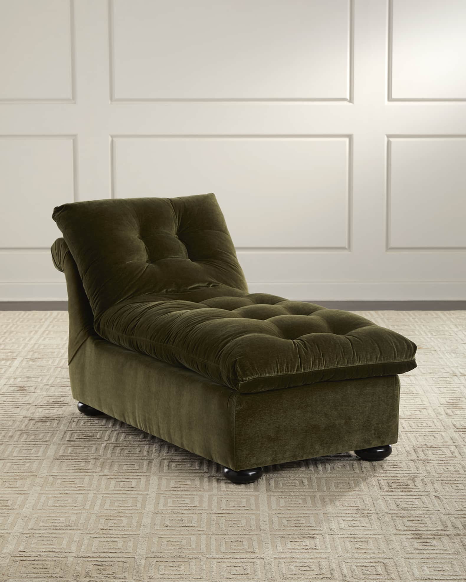 Chaise tufted deals lounge chair