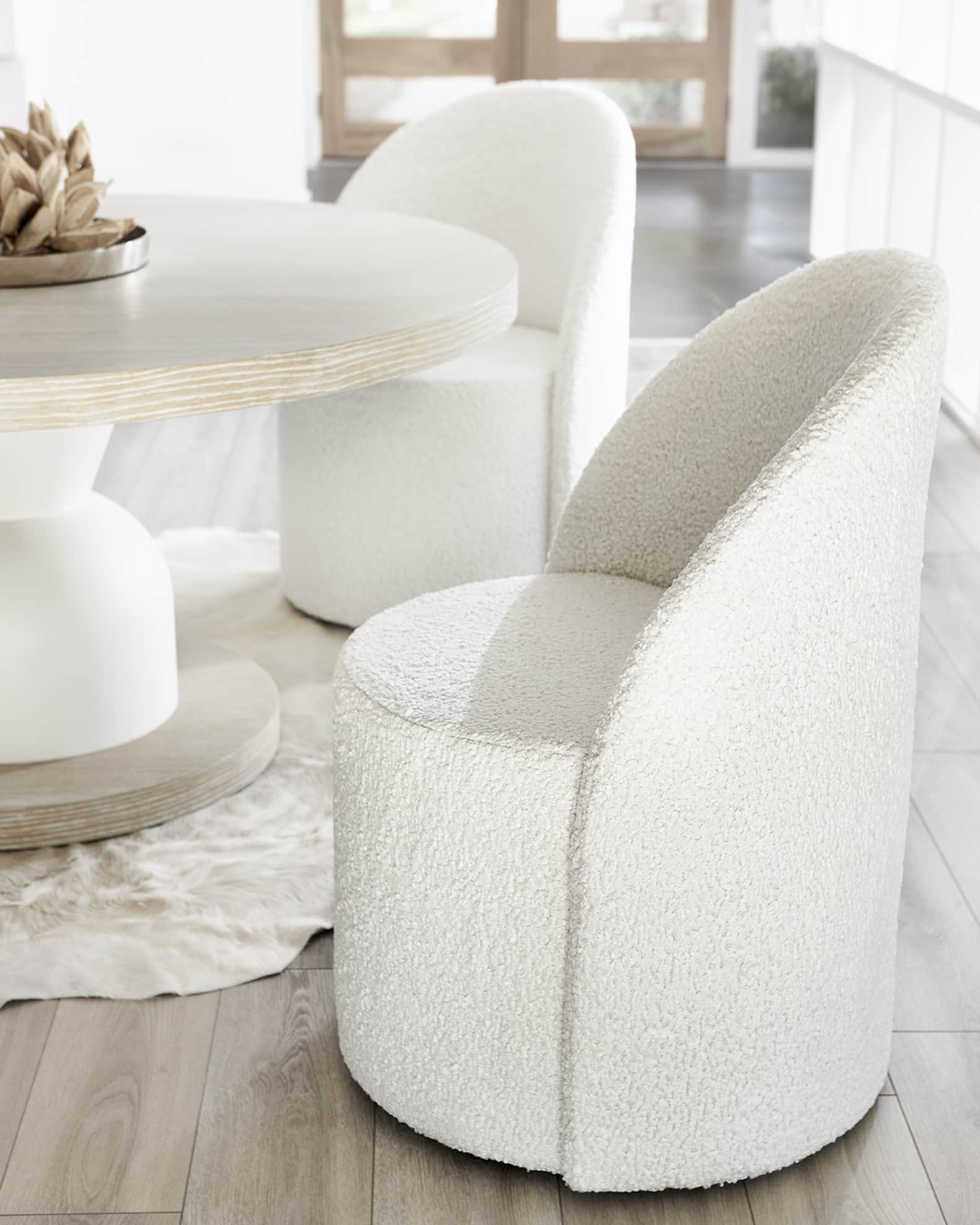 Cb2 shearling 2025 chair