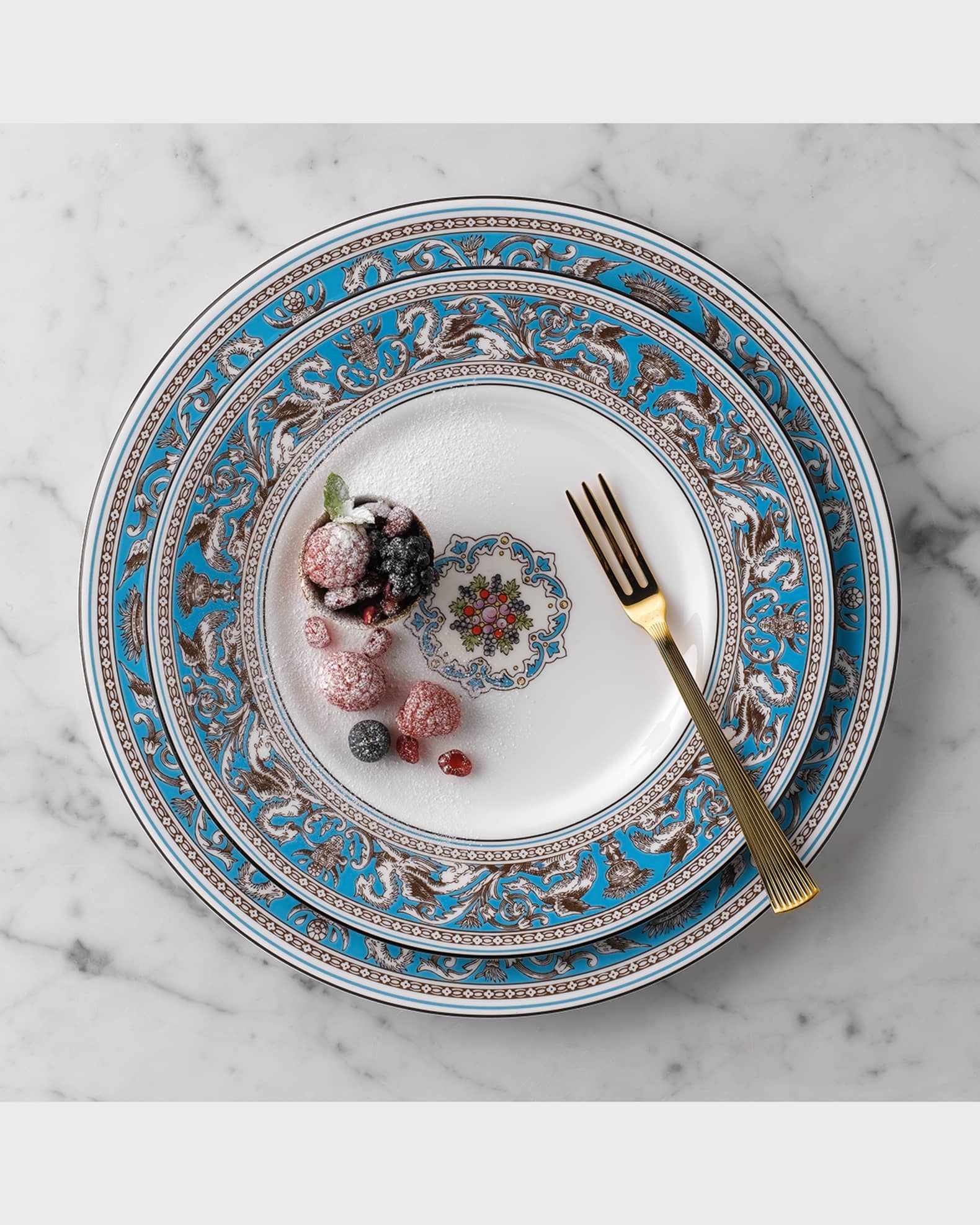 Wedgwood Florentine Turquoise Accent Salad Plate 9