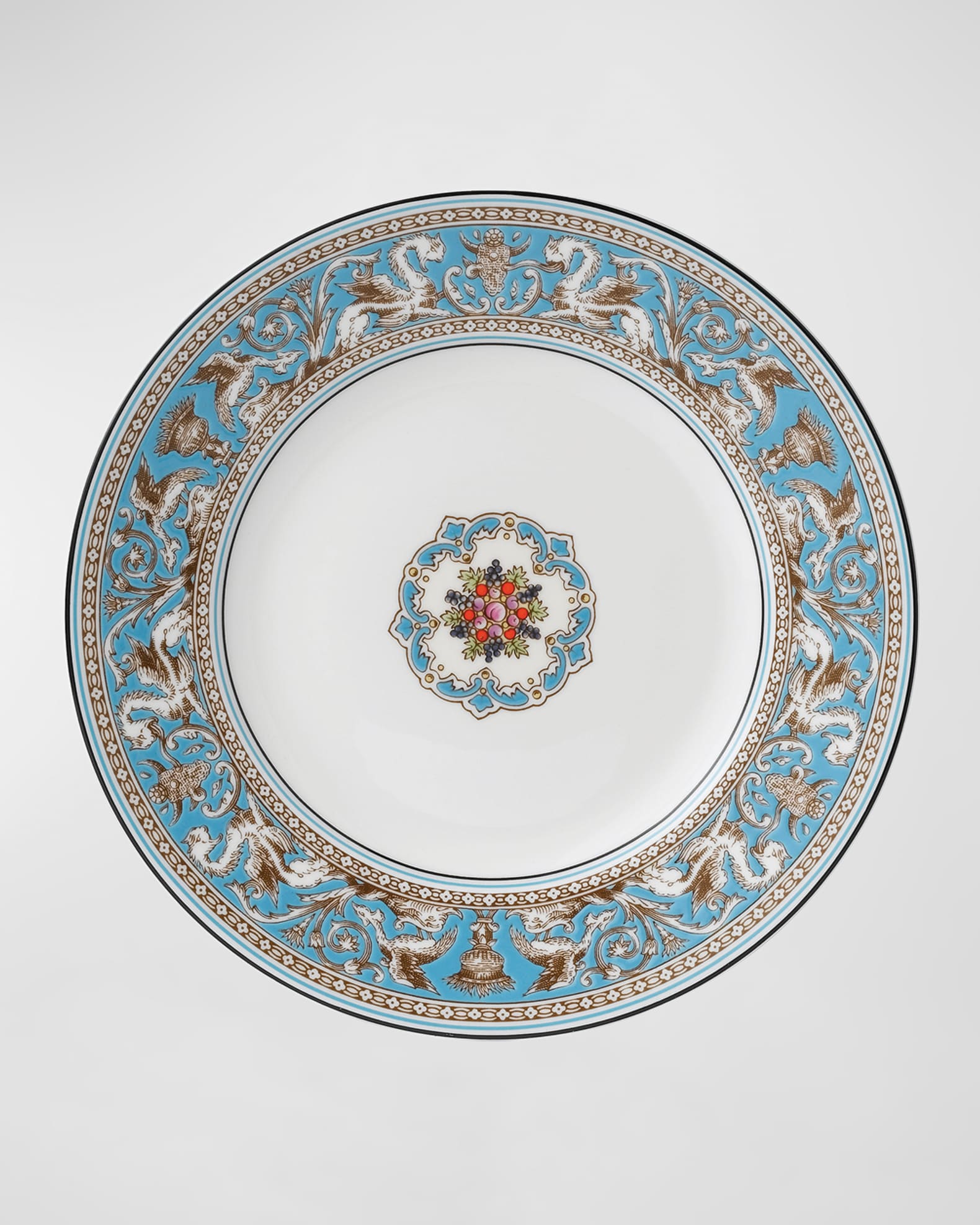  Florentine Turquoise 皿20.5センチ Wedgwood Florentine Turquoise Accent Salad Plate 9