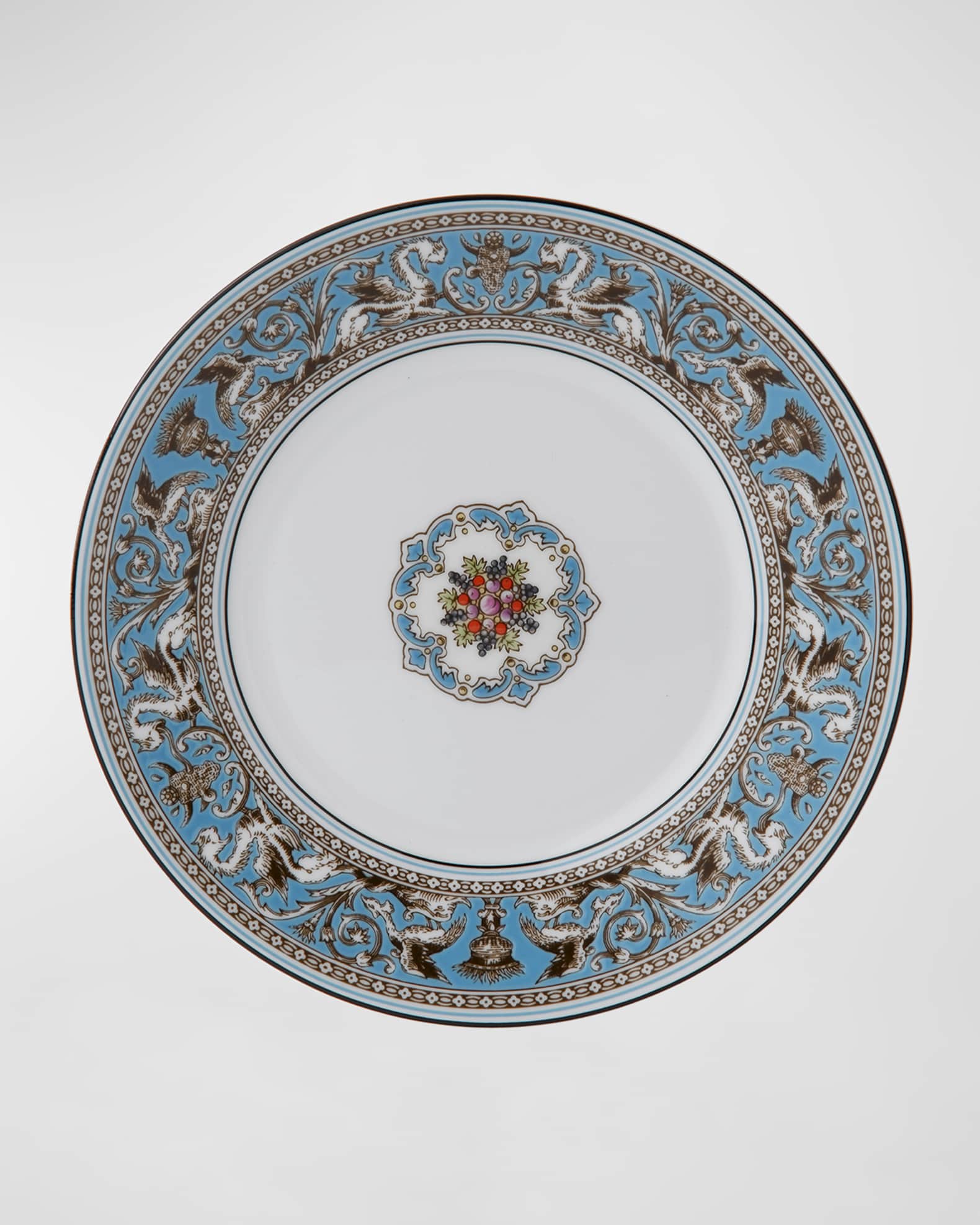  Florentine Turquoise 皿20.5センチ Wedgwood Florentine Turquoise Salad Plate 8