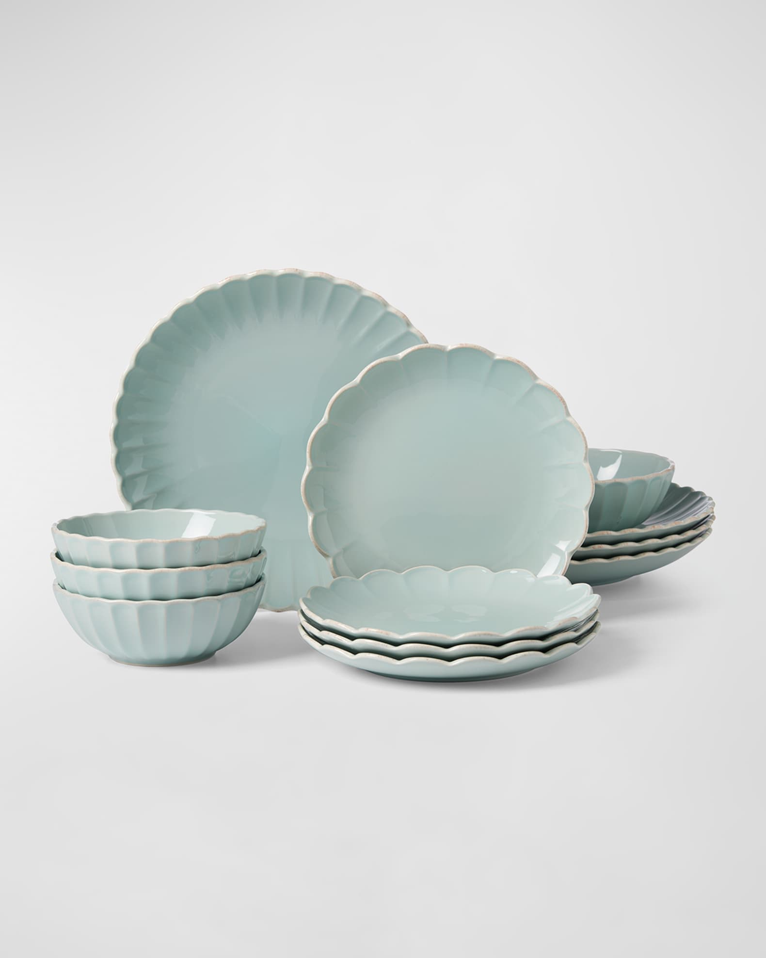 Lenox French Perle White 12 Piece Dinnerware Set