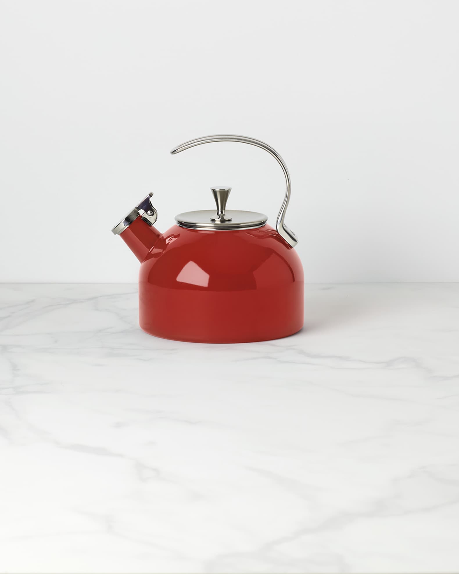 Kate Spade New York Make It Pop Red Tea Kettle