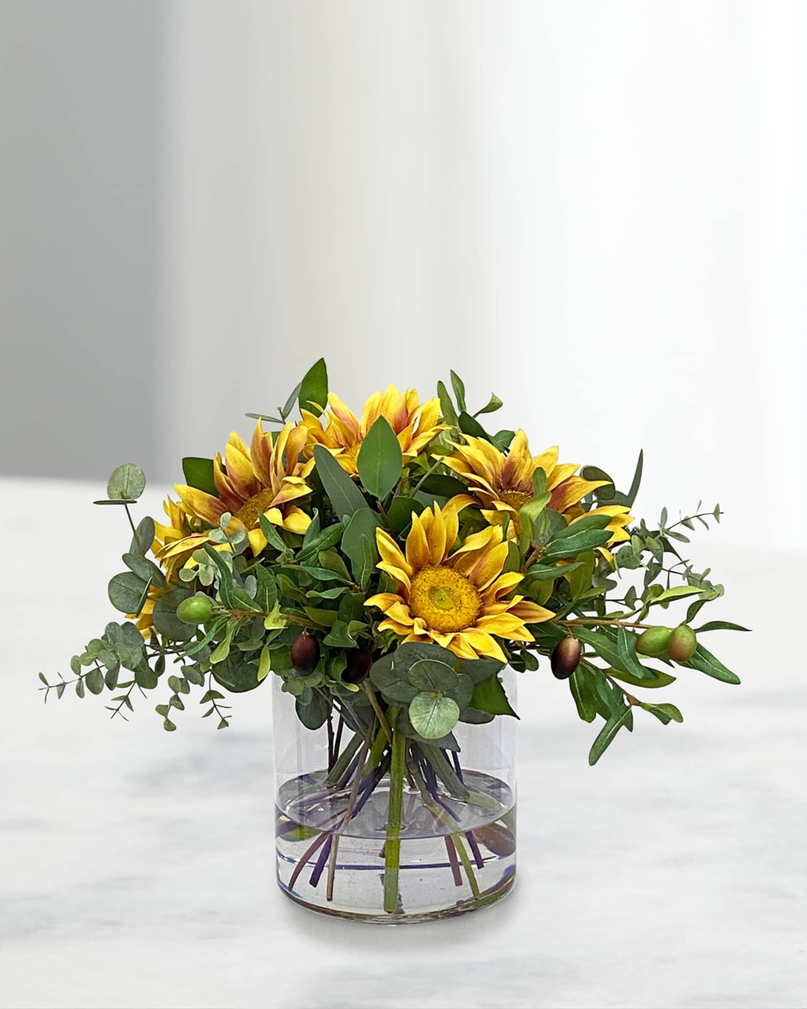 Winward Home Sunflower Mix In Glass