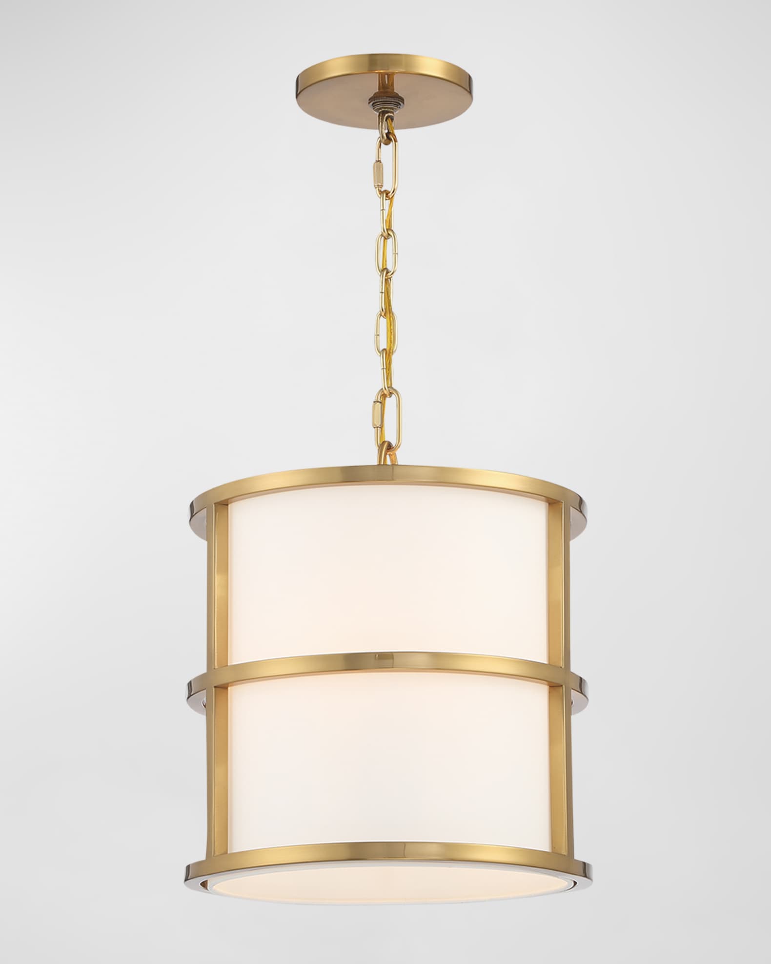 Crystorama Hulton 3-Light Steel Pendant Light
