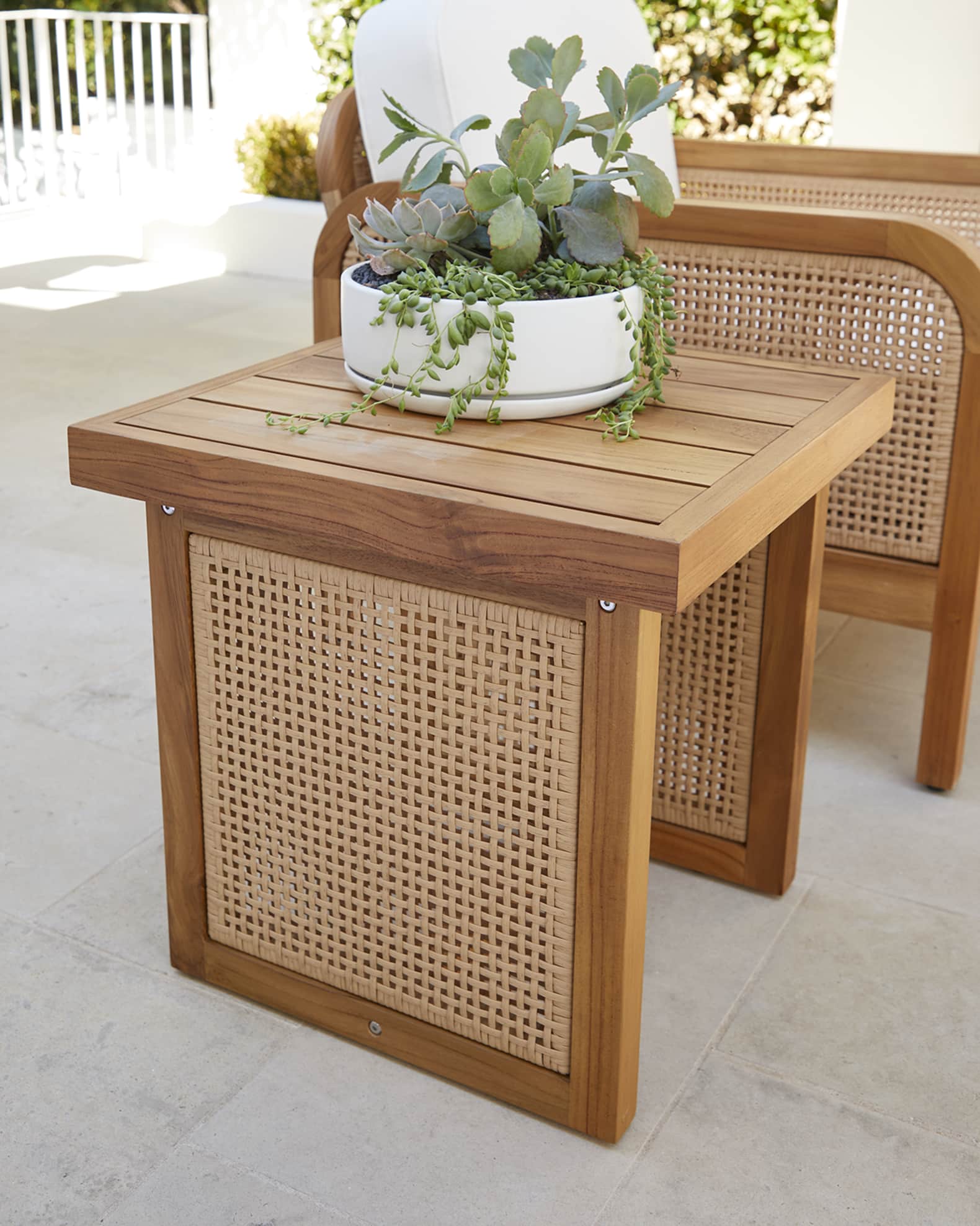 Four hands end table online