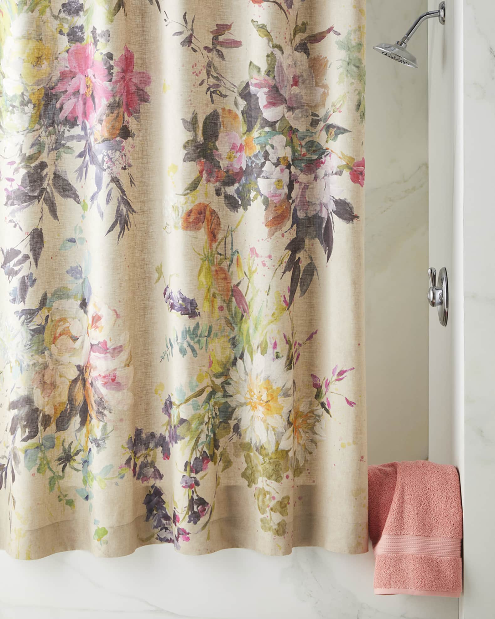Designers Guild Aubriet Fuchsia Shower Curtain Horchow