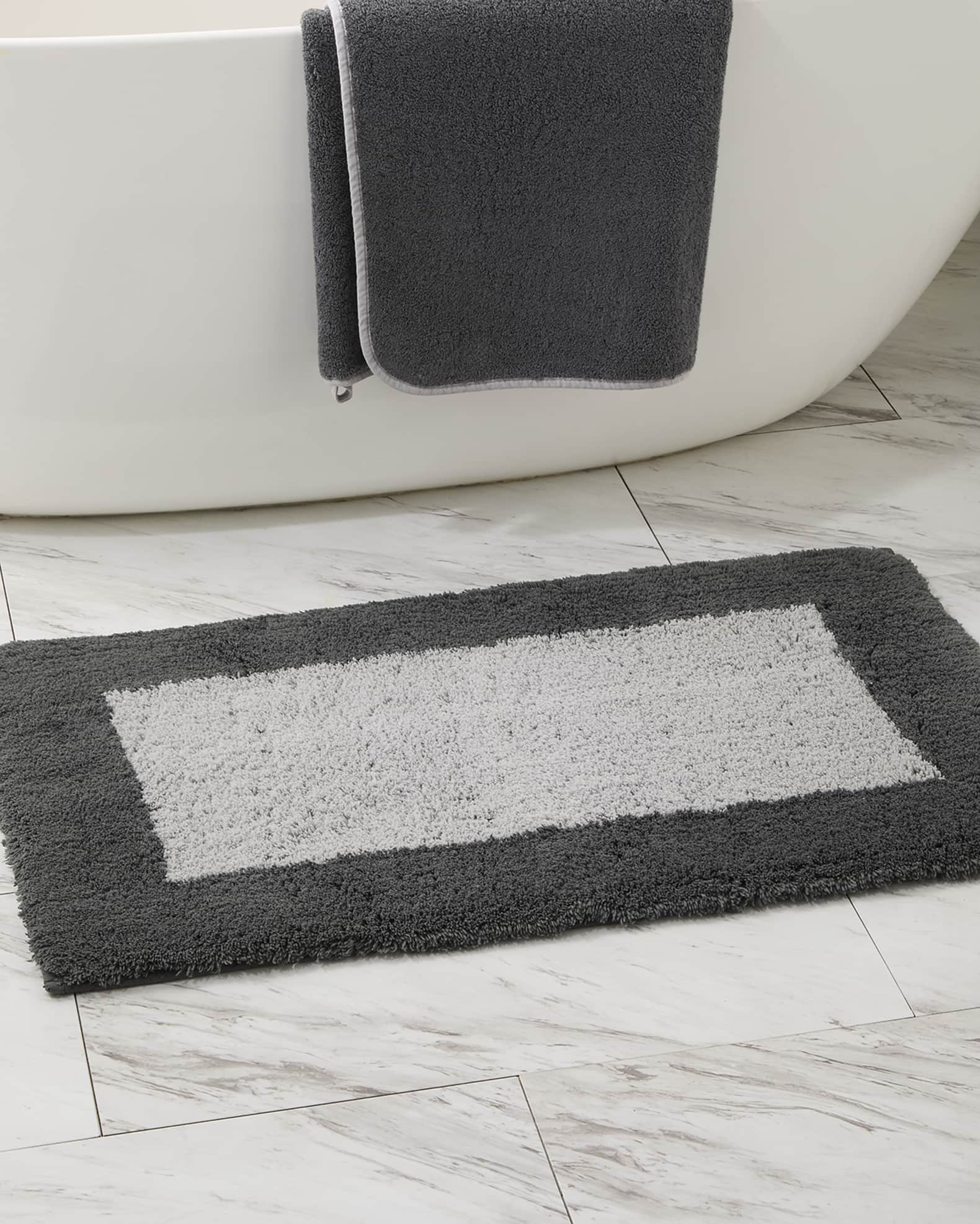 Graccioza Bicolor Bath Rug 39 x 24 Horchow