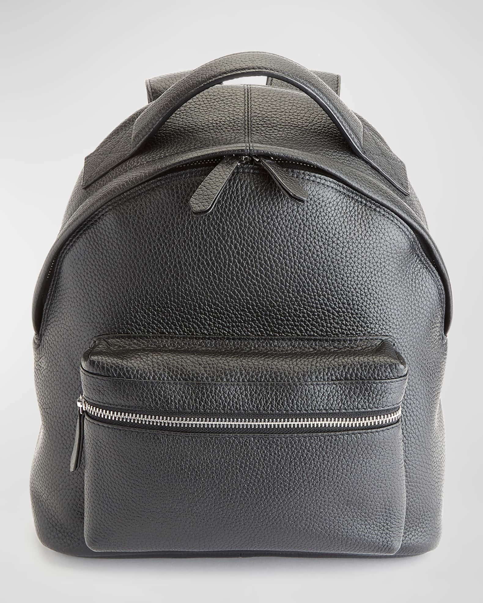 ROYCE New York Personalized Leather Travel Backpack