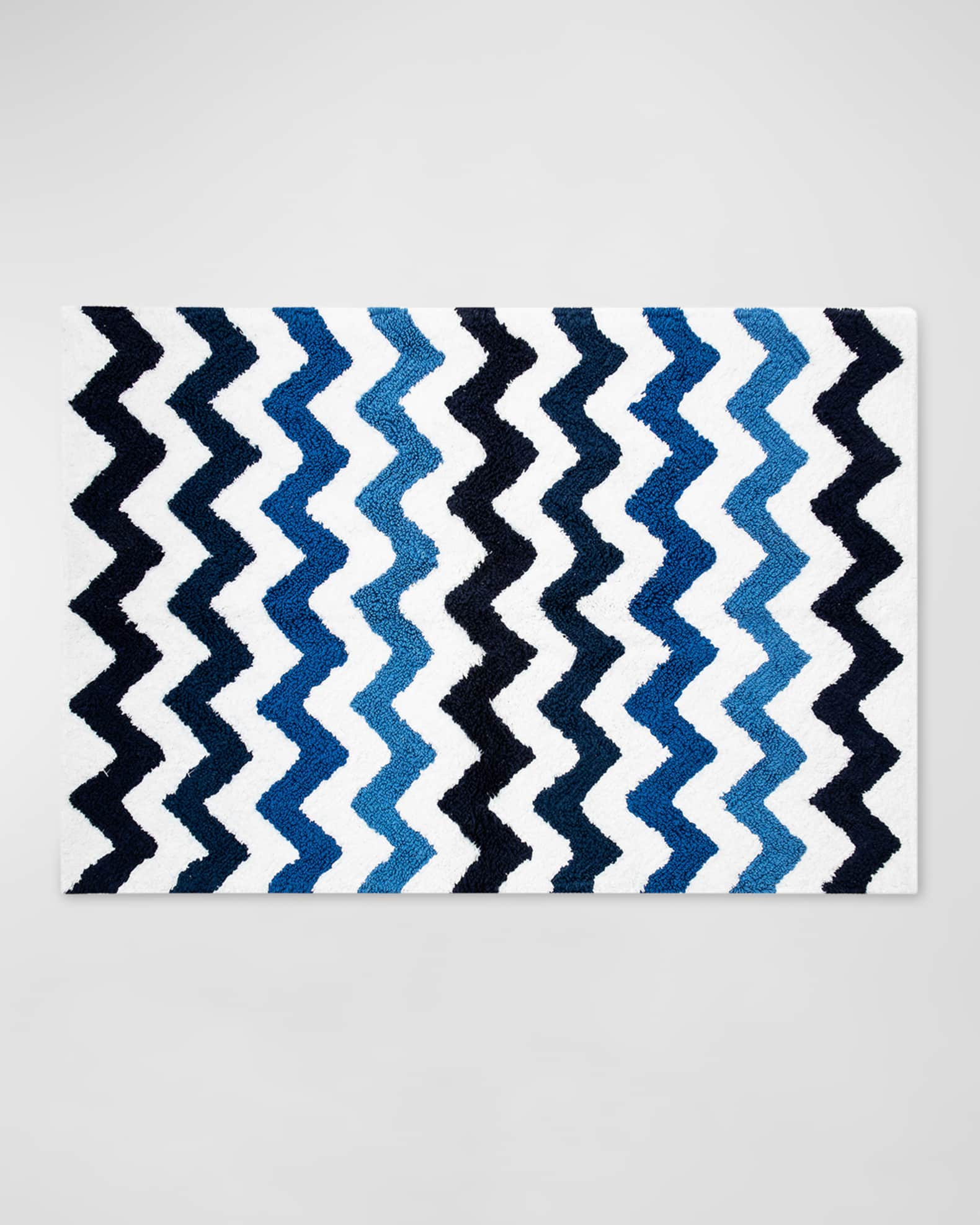 MacKenzie-Childs Royal Zig Zag Bath Rug 