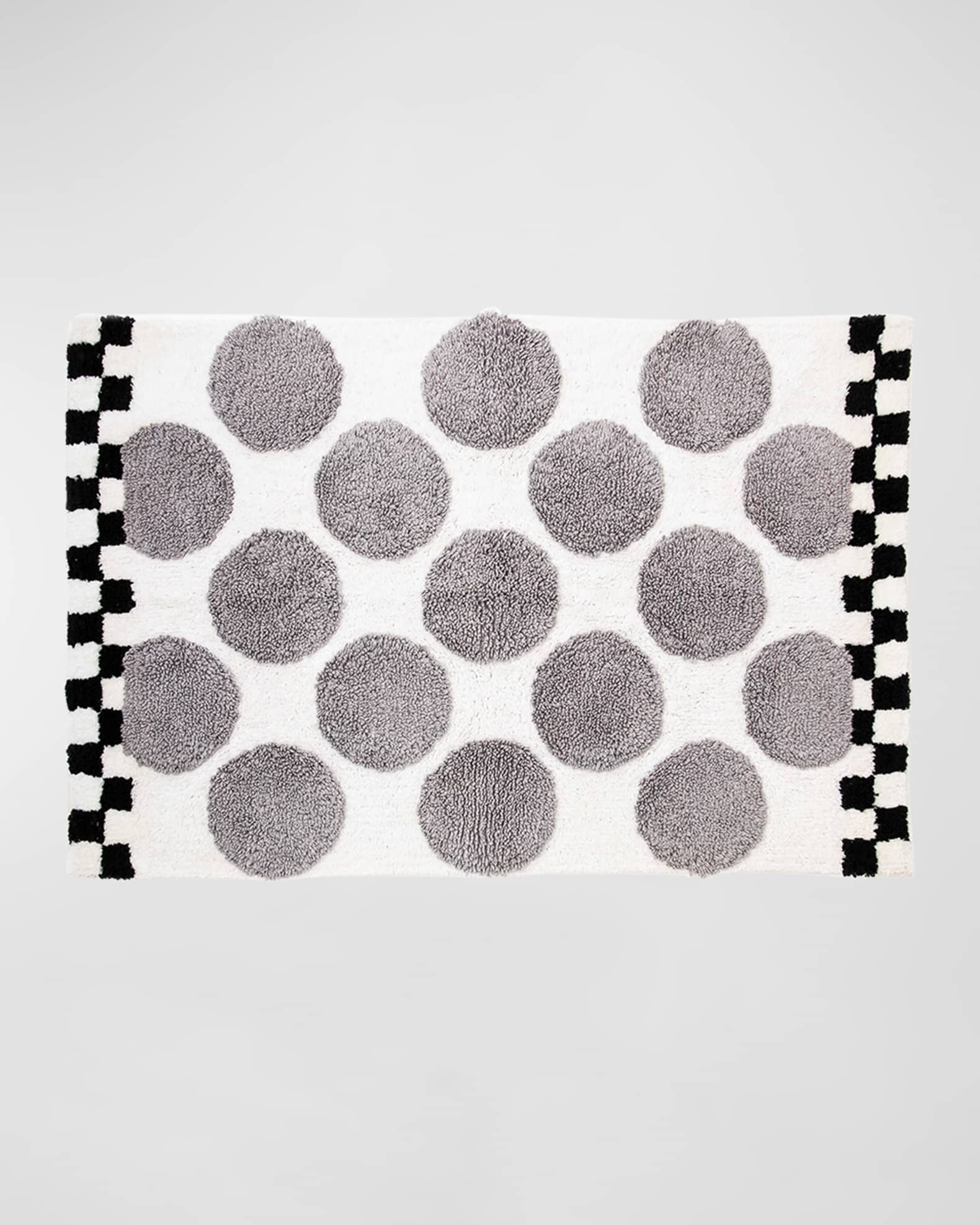 MacKenzieChilds Sterling Dot Bath Rug Horchow