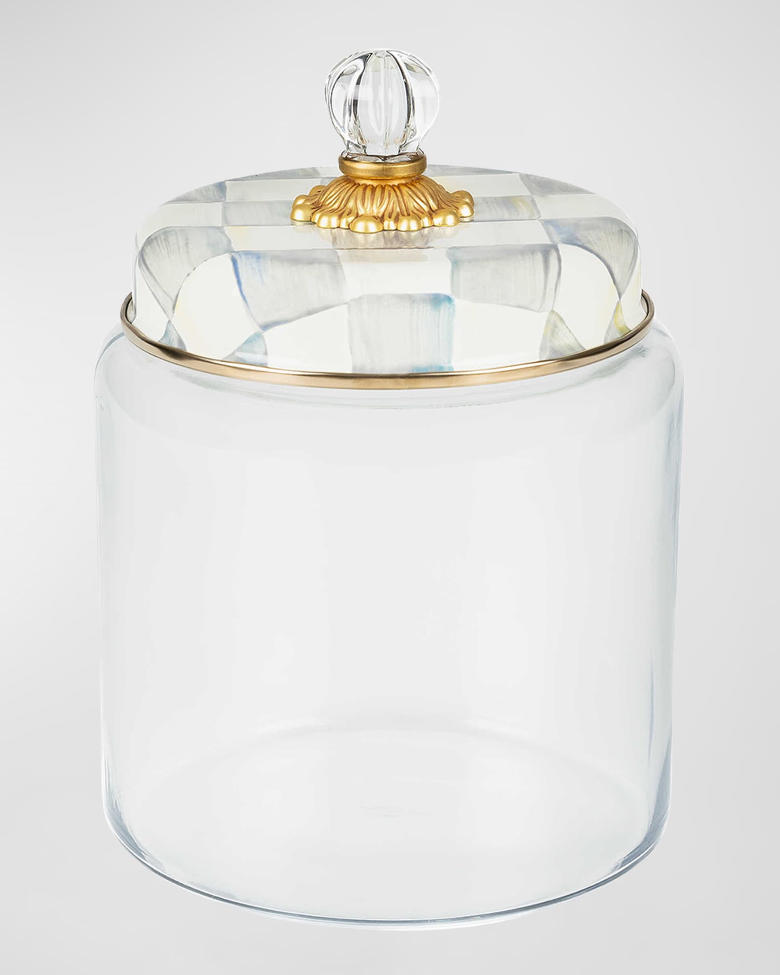 MacKenzie-Childs Sterling Check Kitchen Canister | Horchow