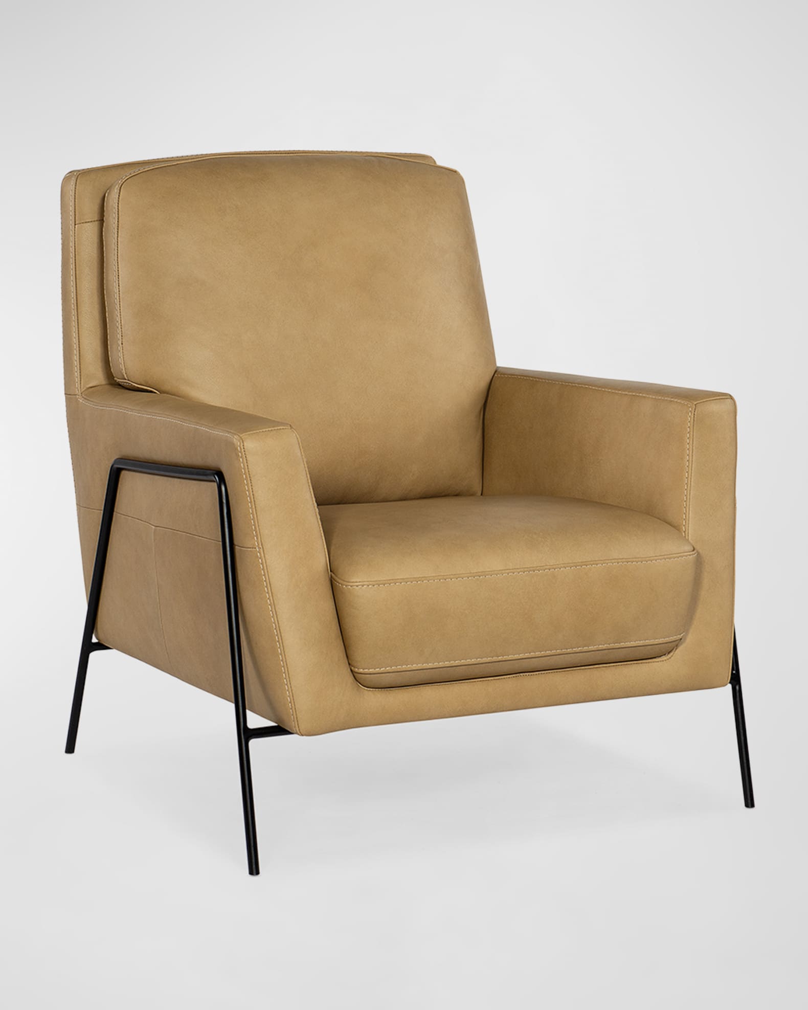 Hooker leather new arrivals club chair
