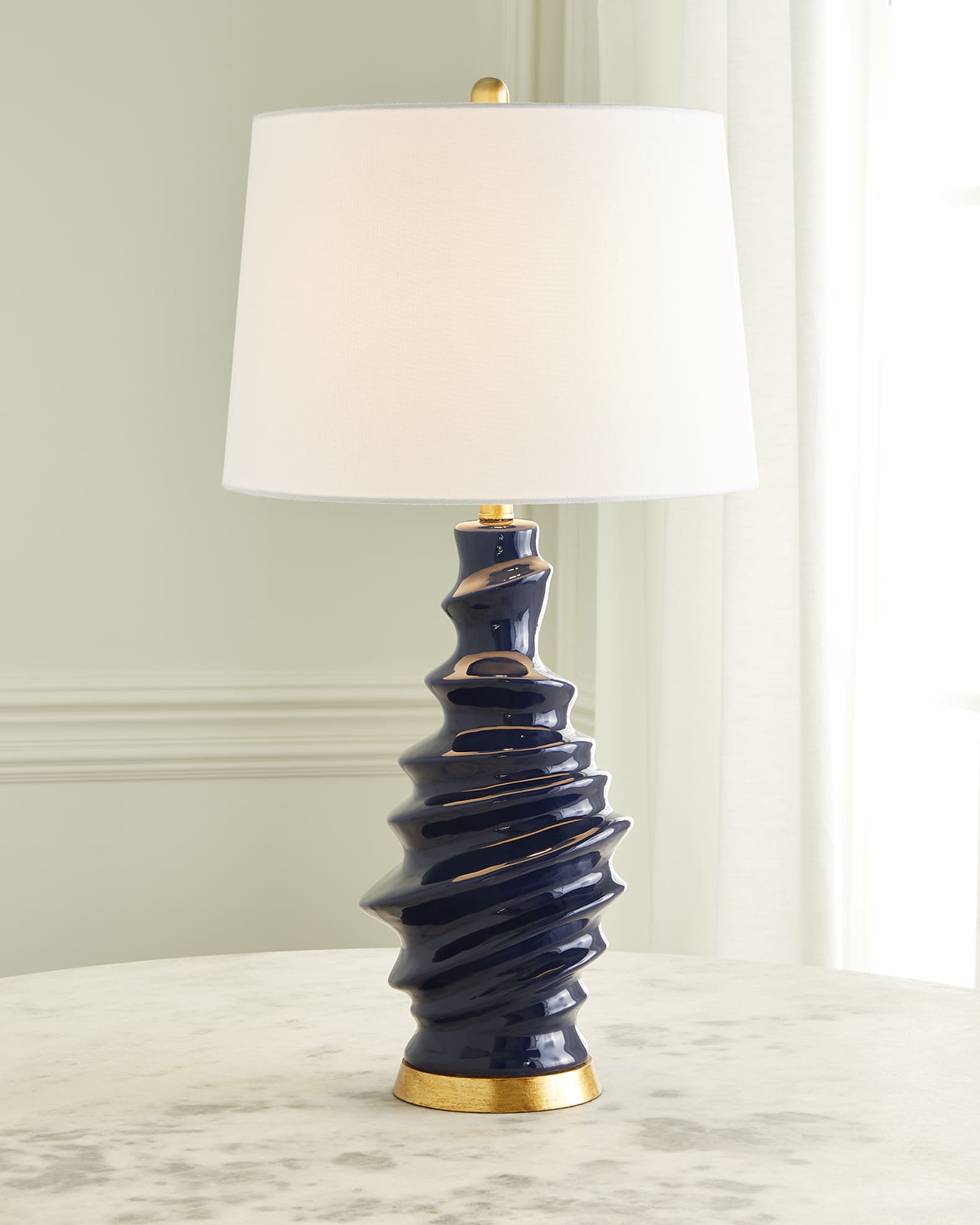Table lamp navy hot sale