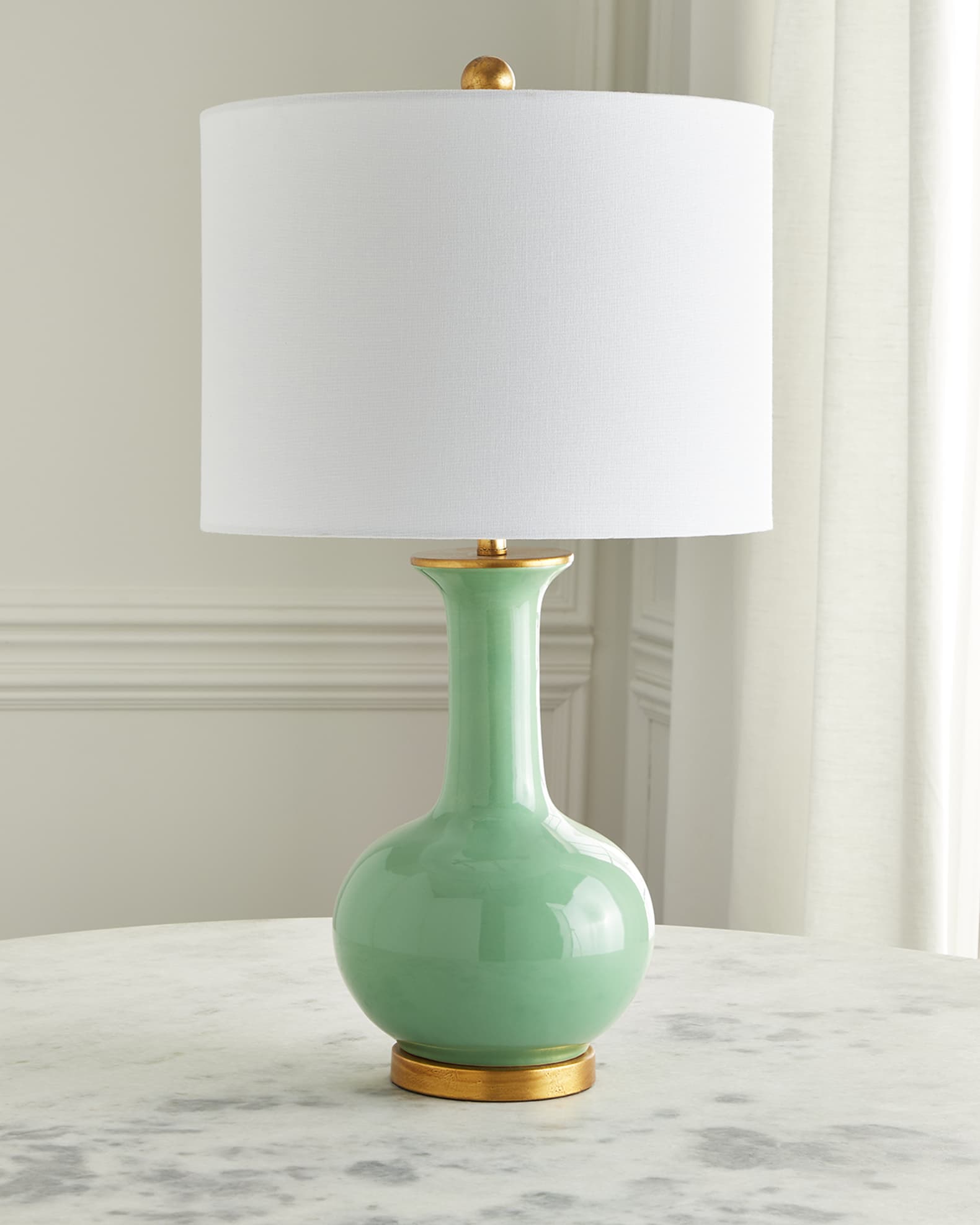 Mint green table lamp outlet