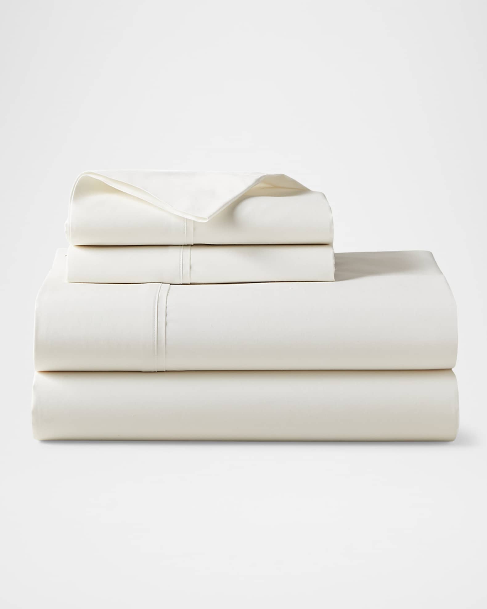 Ralph Lauren Home Organic 464 Percale Fitted Sheet , KING Horchow