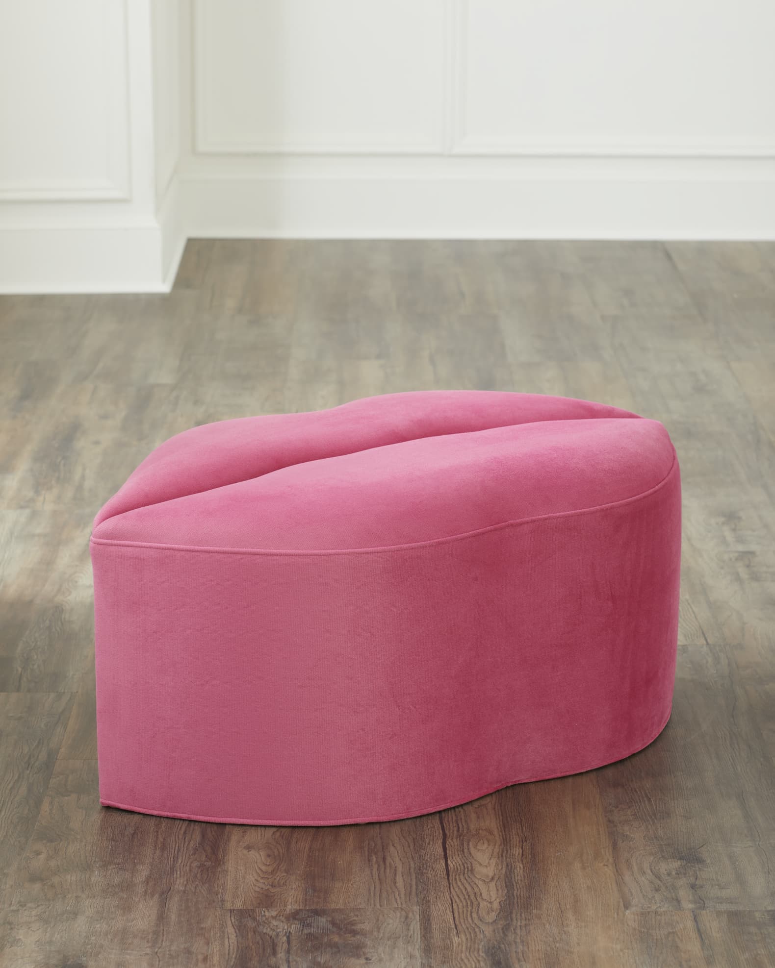 Pink ottoman shop
