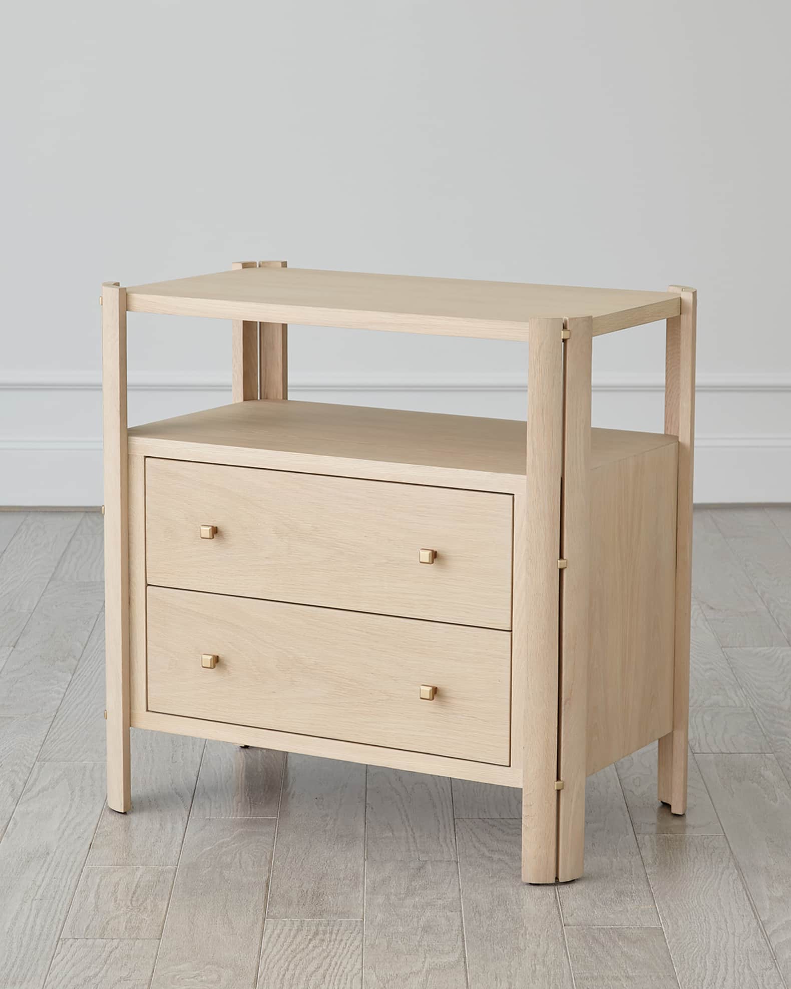 Ashley Childers for Global Views Paxton 2 Drawer Nightstand Horchow
