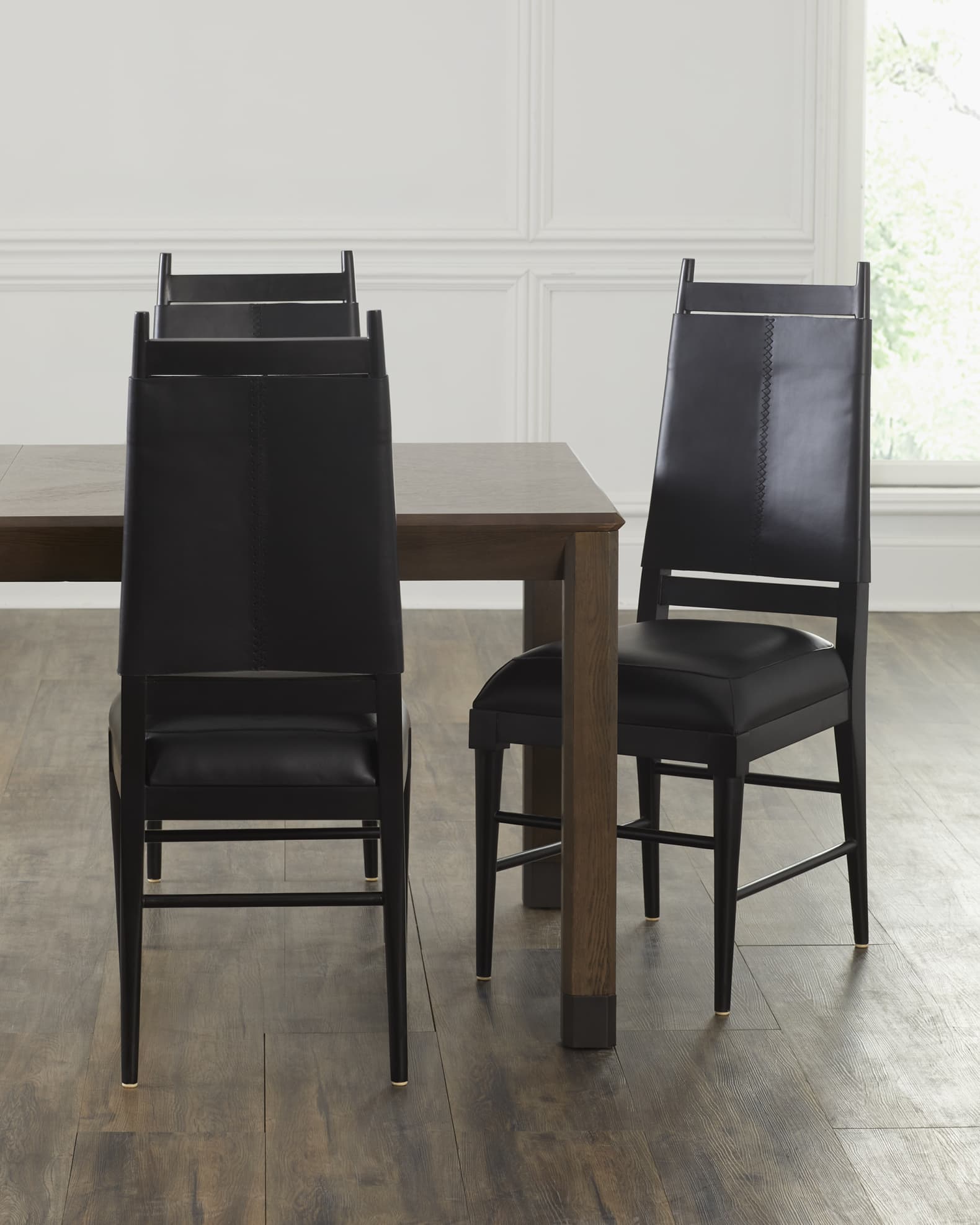 Arteriors Keegan Leather Dining Chair 