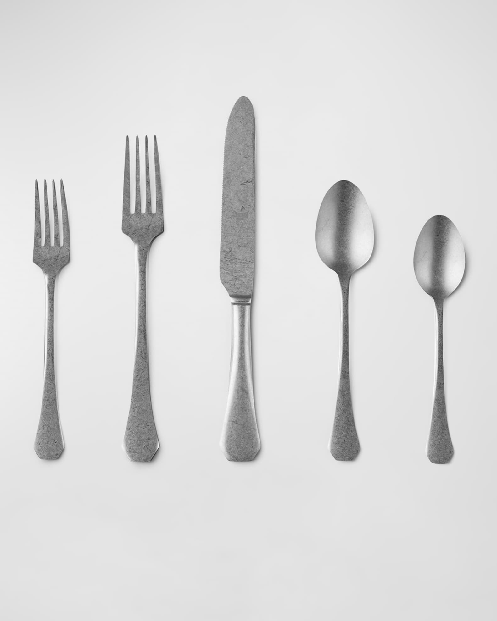 Vintage pewter flatware hot sale