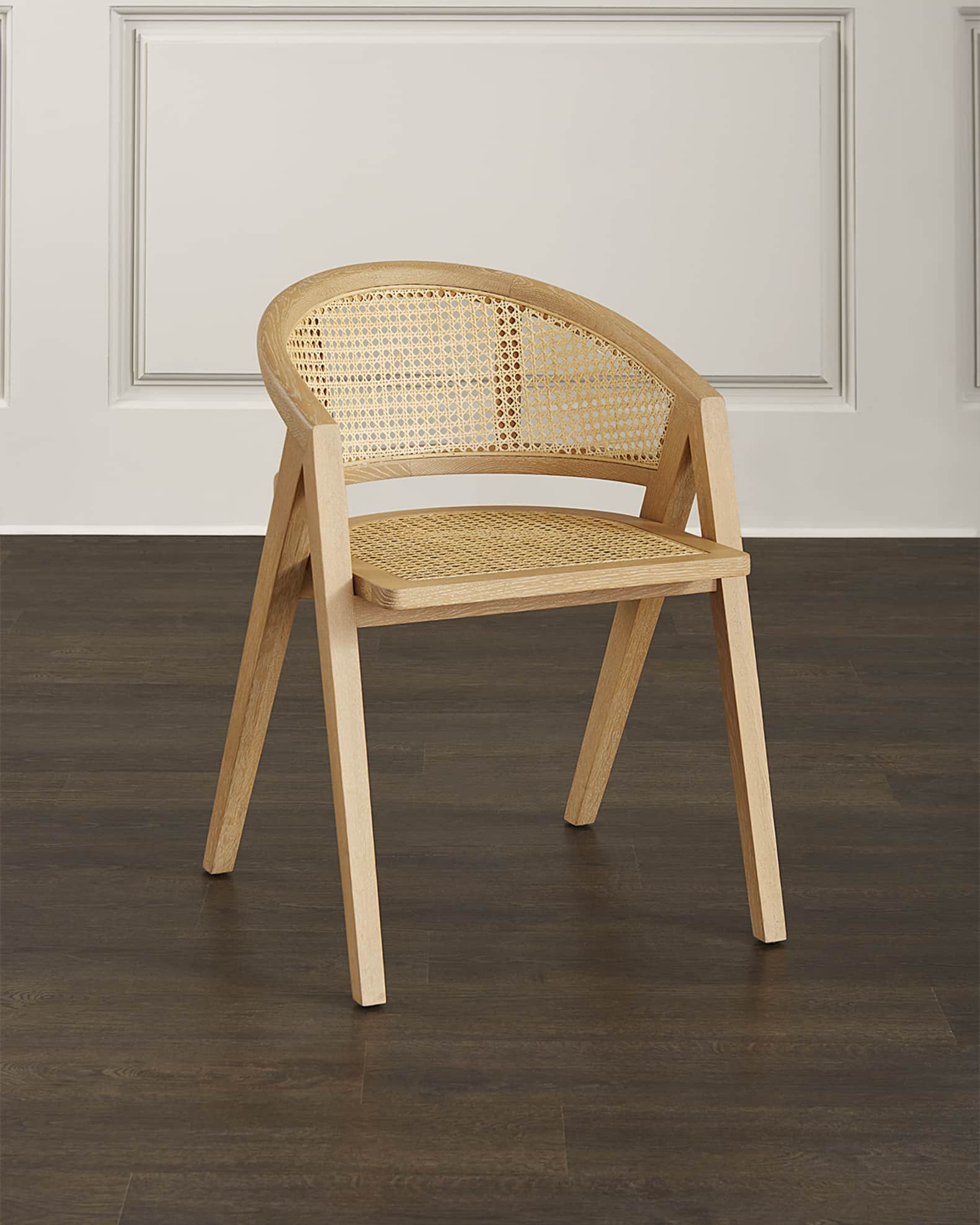 Wood cane dining chairs cheap
