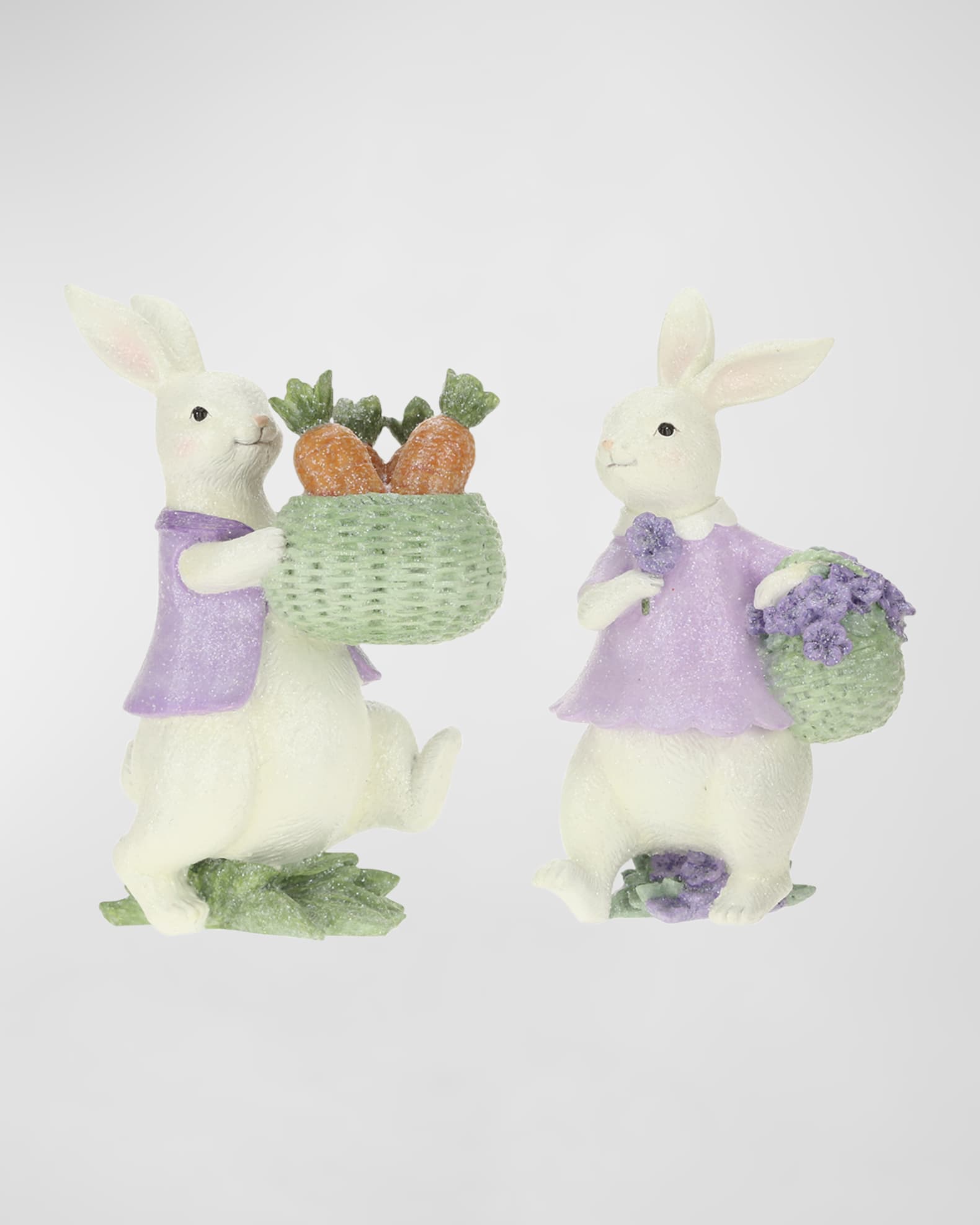 Mark RobertsMr. and Mrs. Bunny with Basket, Set