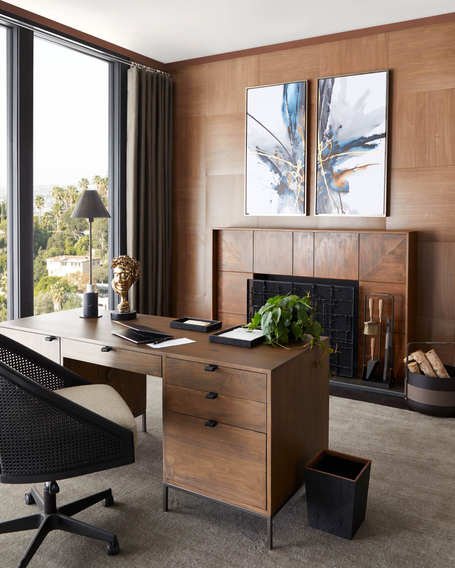 Four hands trey executive desk discount