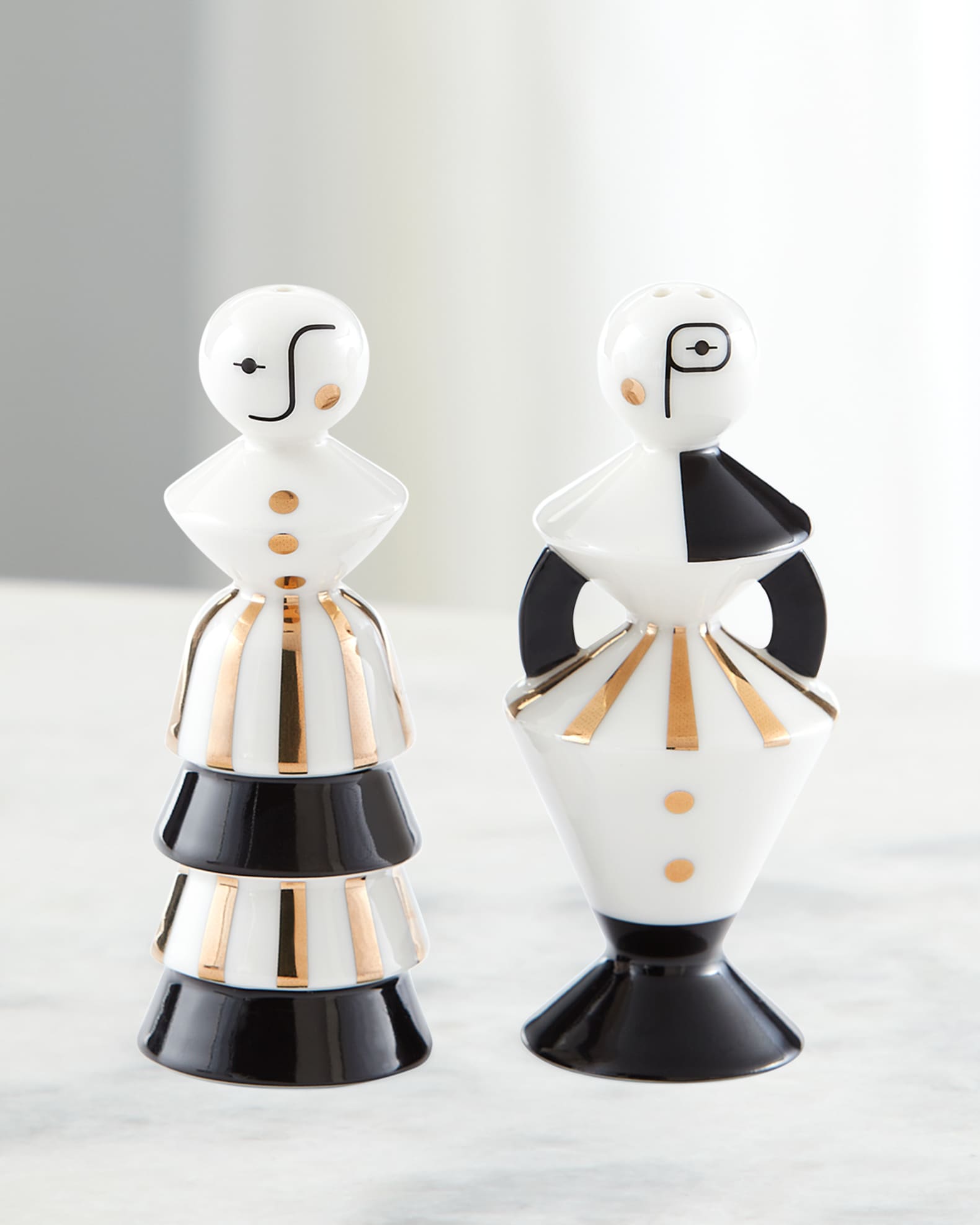 Better Homes & Gardens Porcelain Salt and Pepper Shaker Sets, 4 sets 