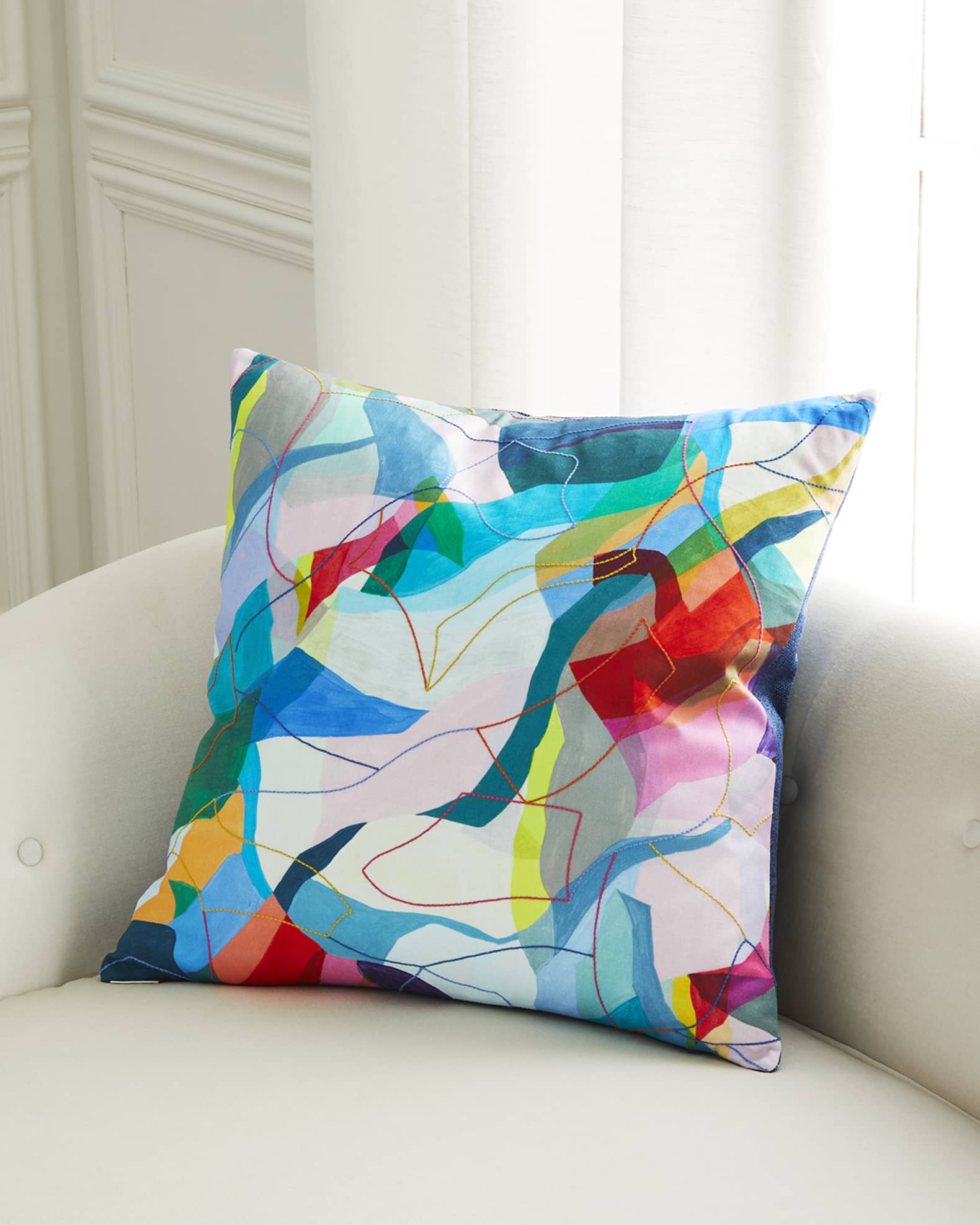 Luxury Pillows & Throws at Neiman Marcus